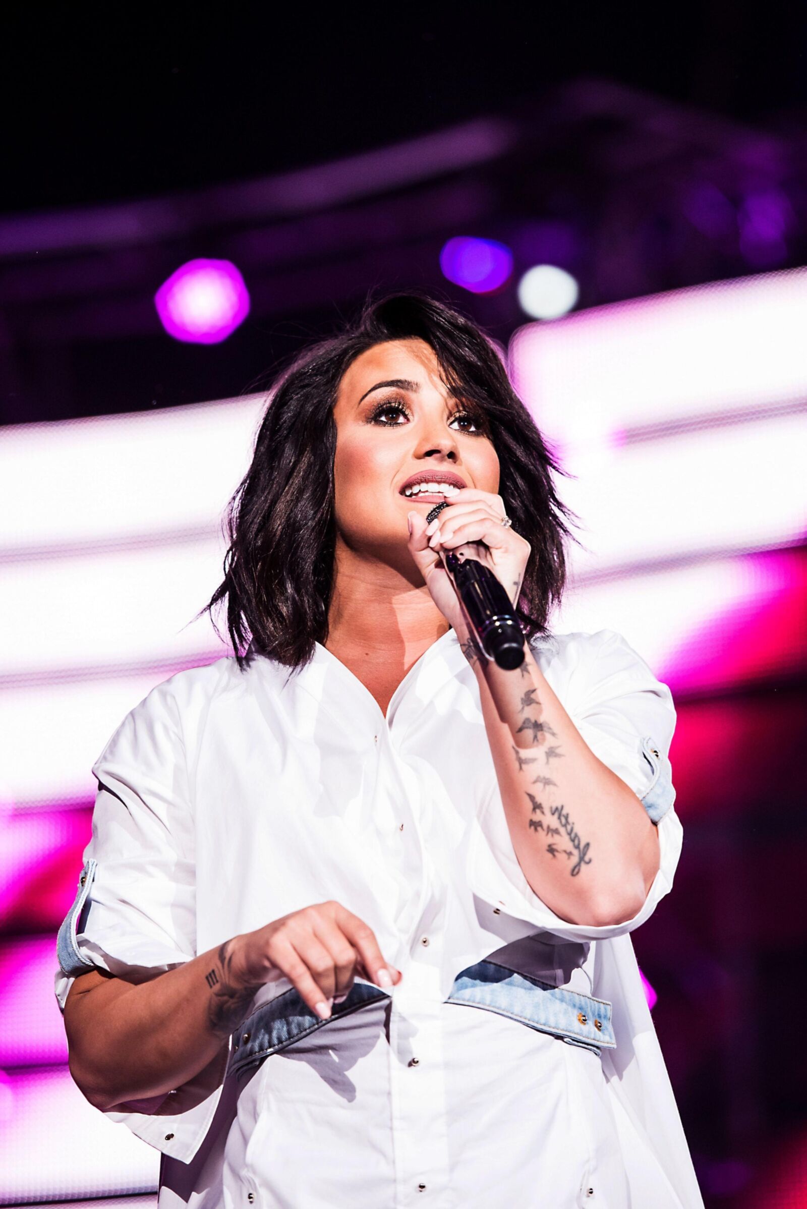 Demi Lovato - jouant au Houston Livestock Show et