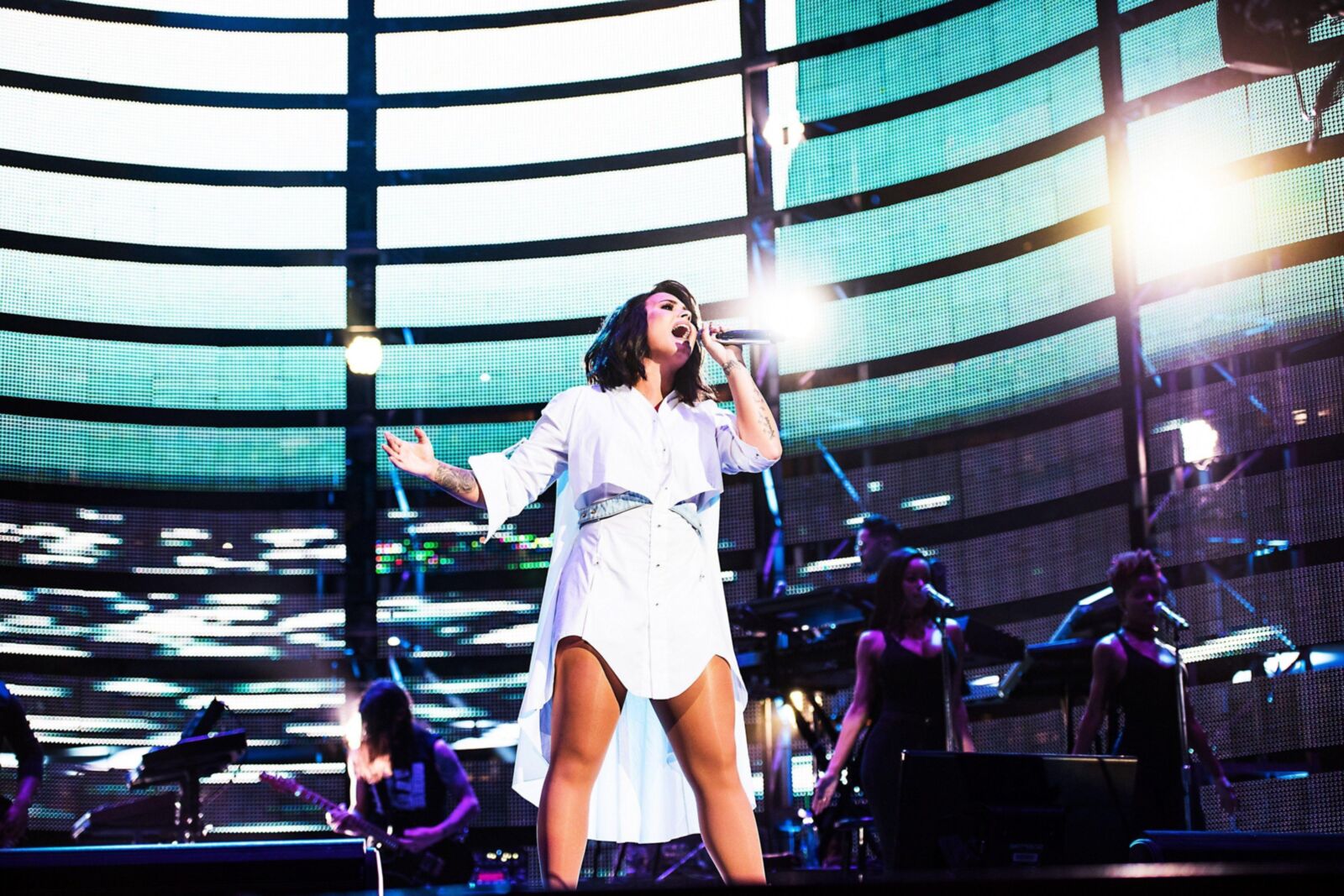 Demi Lovato - jouant au Houston Livestock Show et