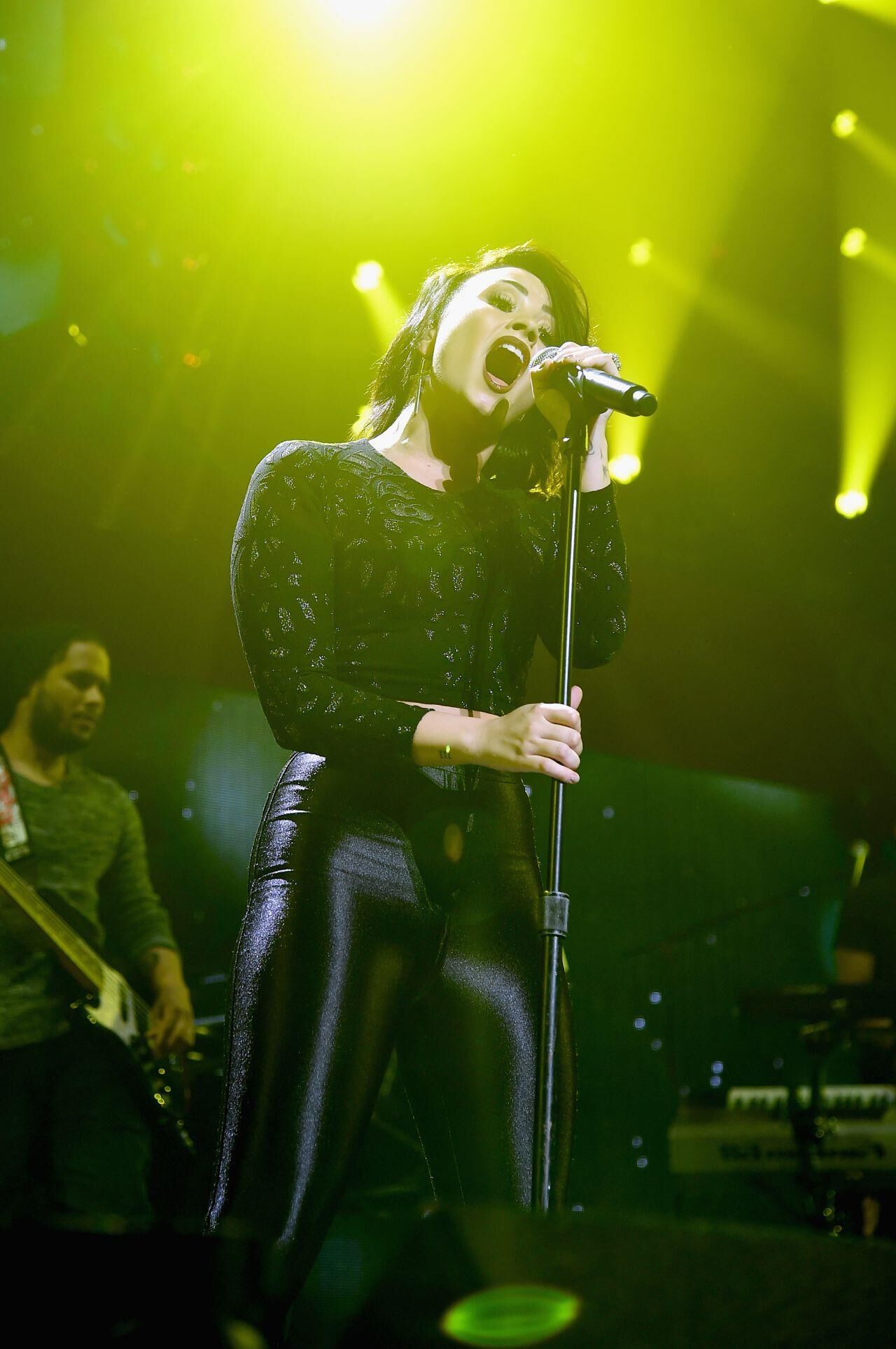 Demi Lovato se apresenta em. 