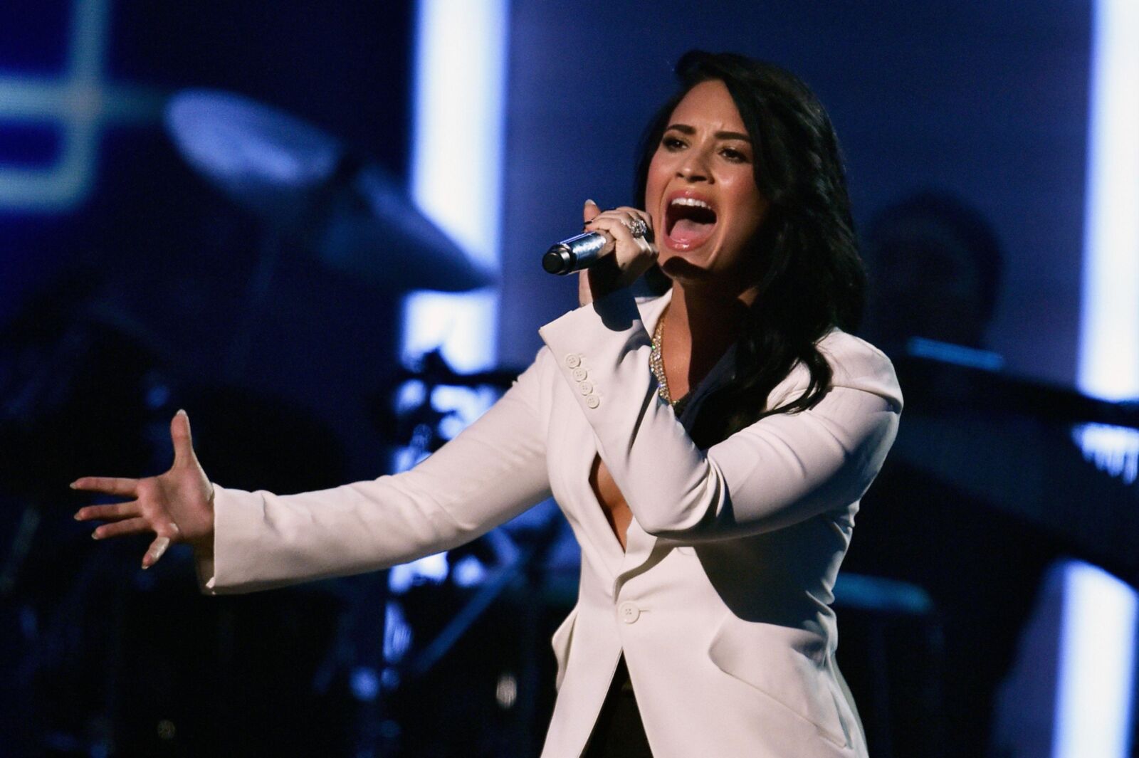 Demi Lovato Performs at Grammy Awards