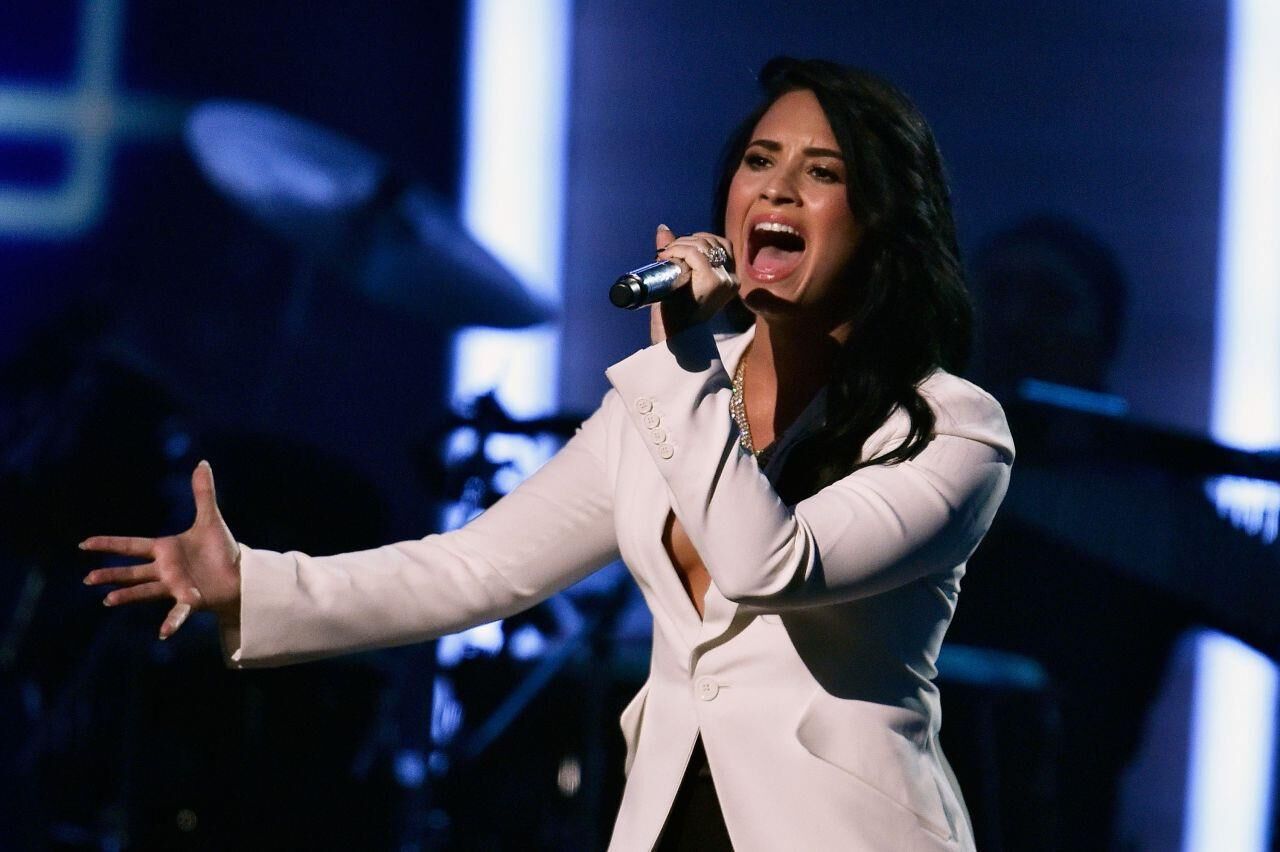 Demi Lovato Performs at Grammy Awards