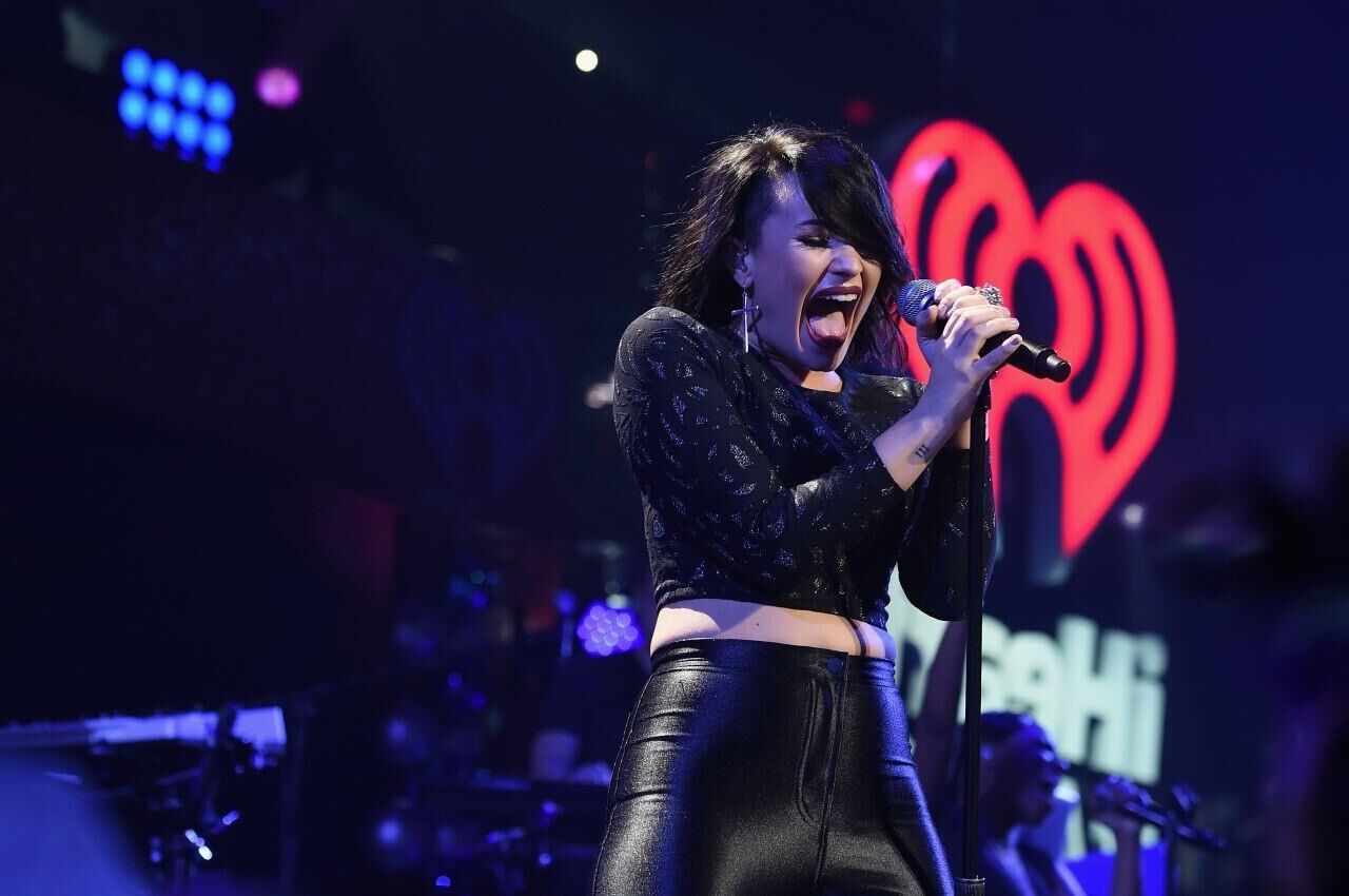 Demi Lovato Performs at . KDWB’s Jingle Ball