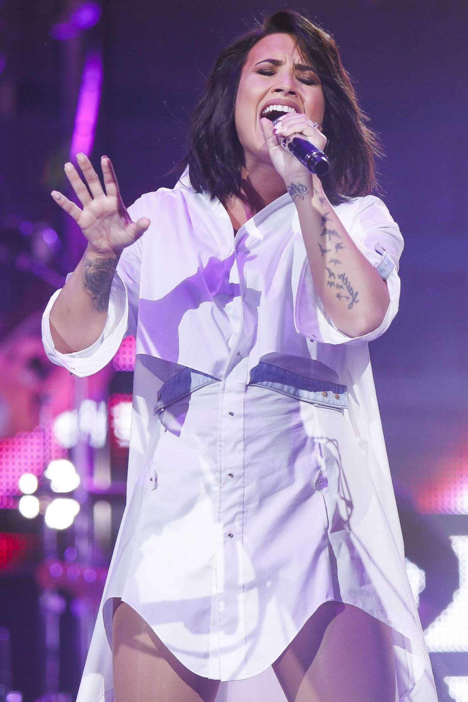 Demi Lovato - jouant au Houston Livestock Show et