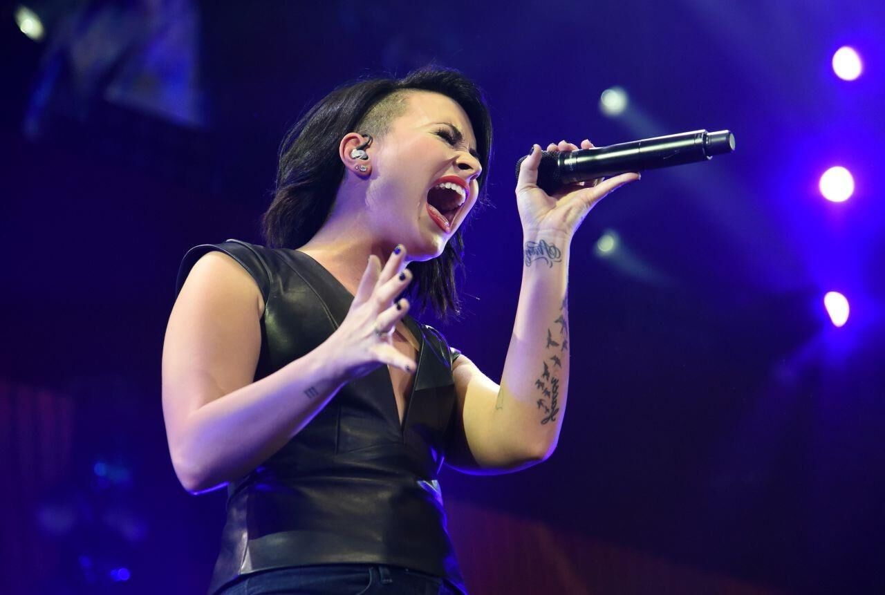 Demi Lovato Performs at . KDWB’s Jingle Ball