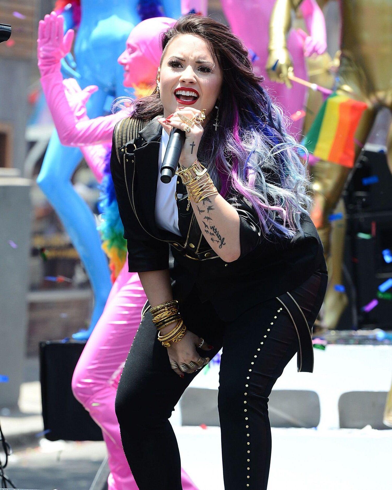 Demi Lovato Performs at the Pride Parade