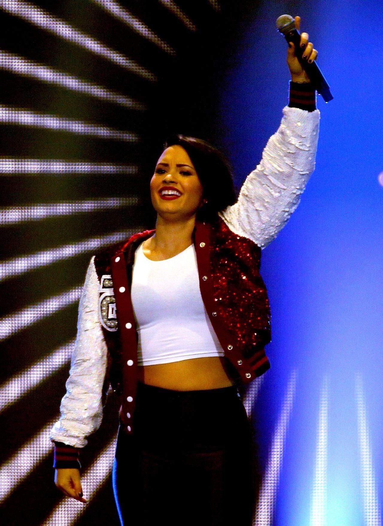 Demi Lovato Performs at . KDWB’s Jingle Ball