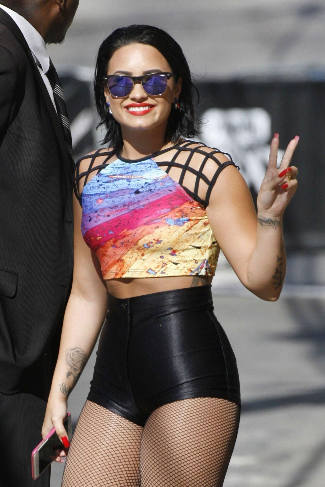 Demi Lovato at Jimmy Kimmel Live 