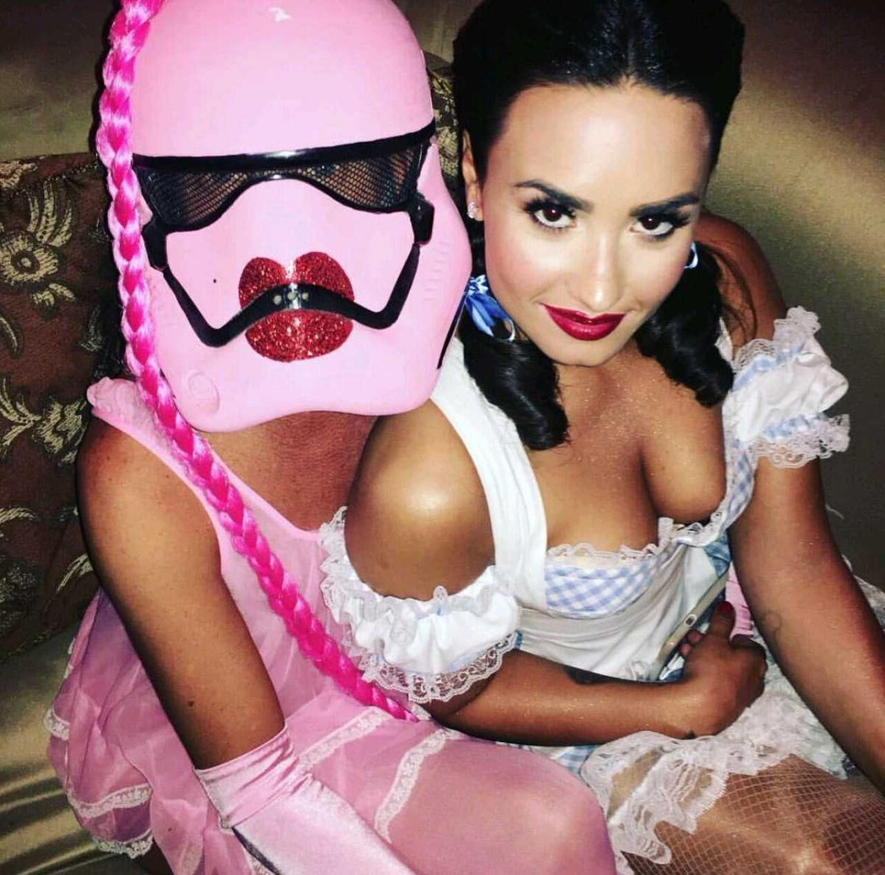 Demi Lovato at a Halloween Party