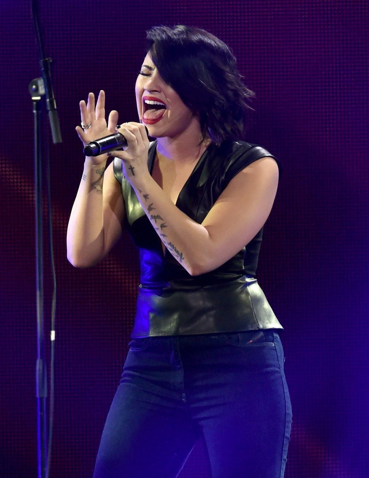 Demi Lovato Performs at . KDWB’s Jingle Ball