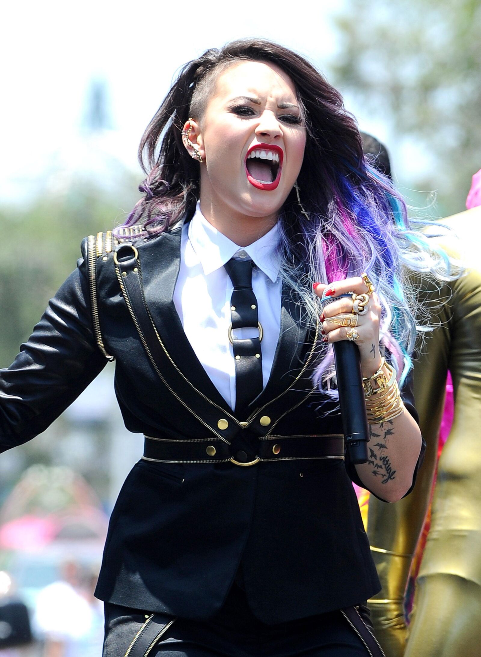 Demi Lovato Performs at the Pride Parade