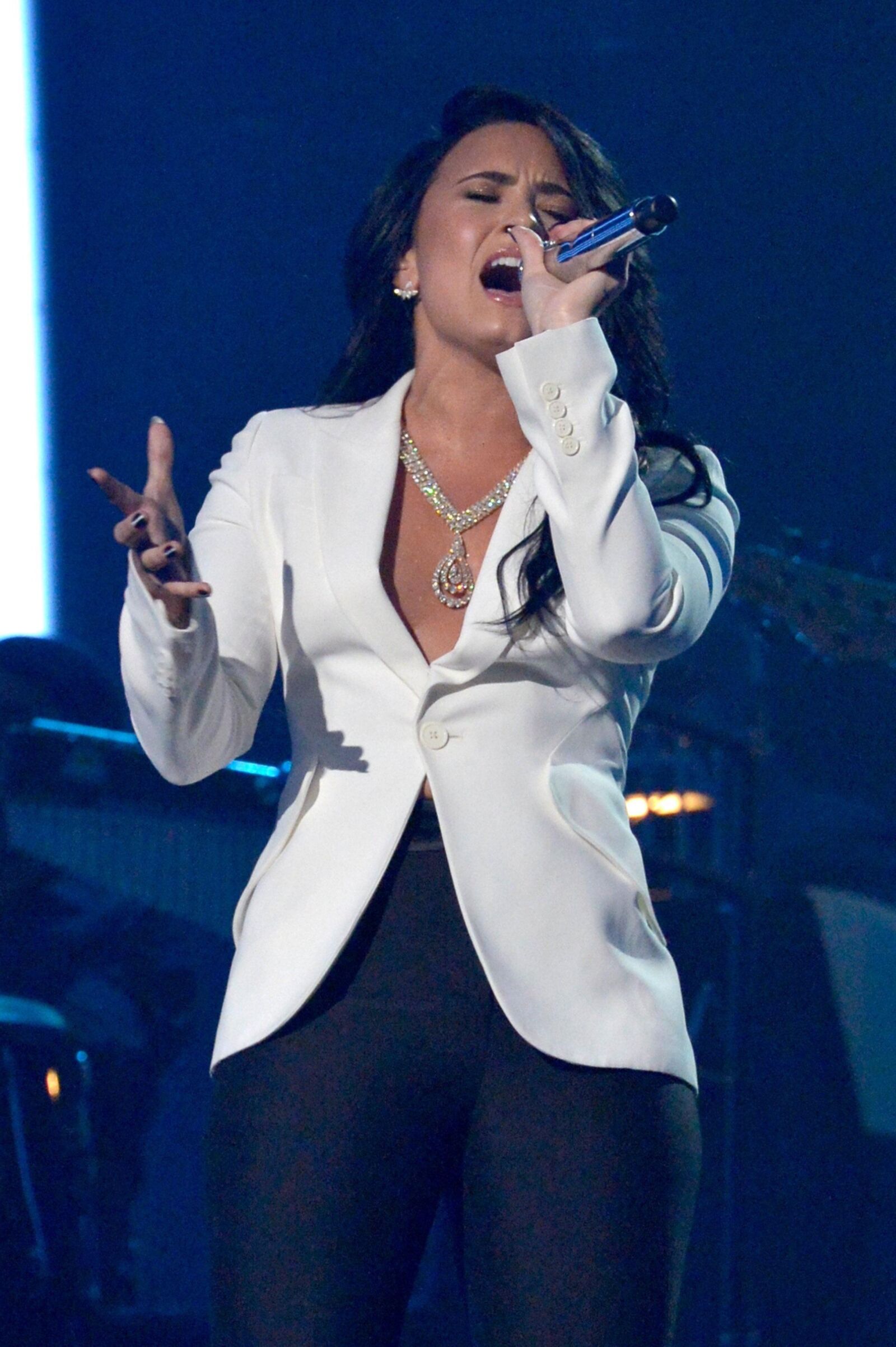 Demi Lovato Performs at Grammy Awards