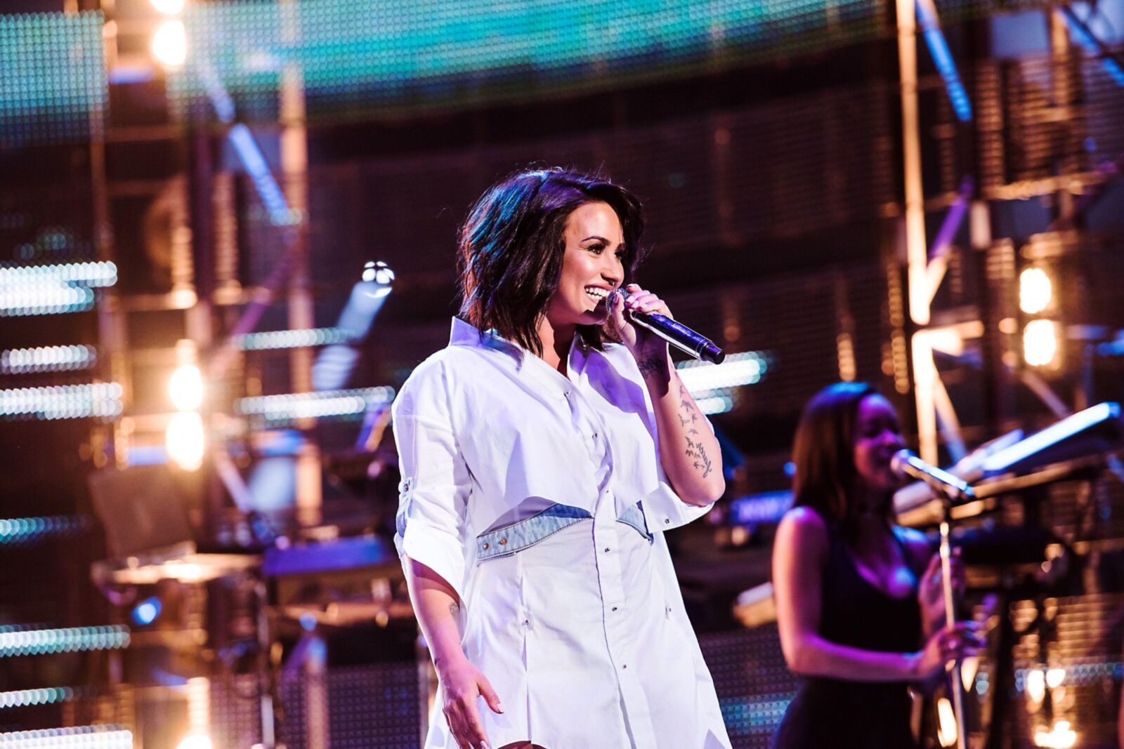 Demi Lovato - jouant au Houston Livestock Show et