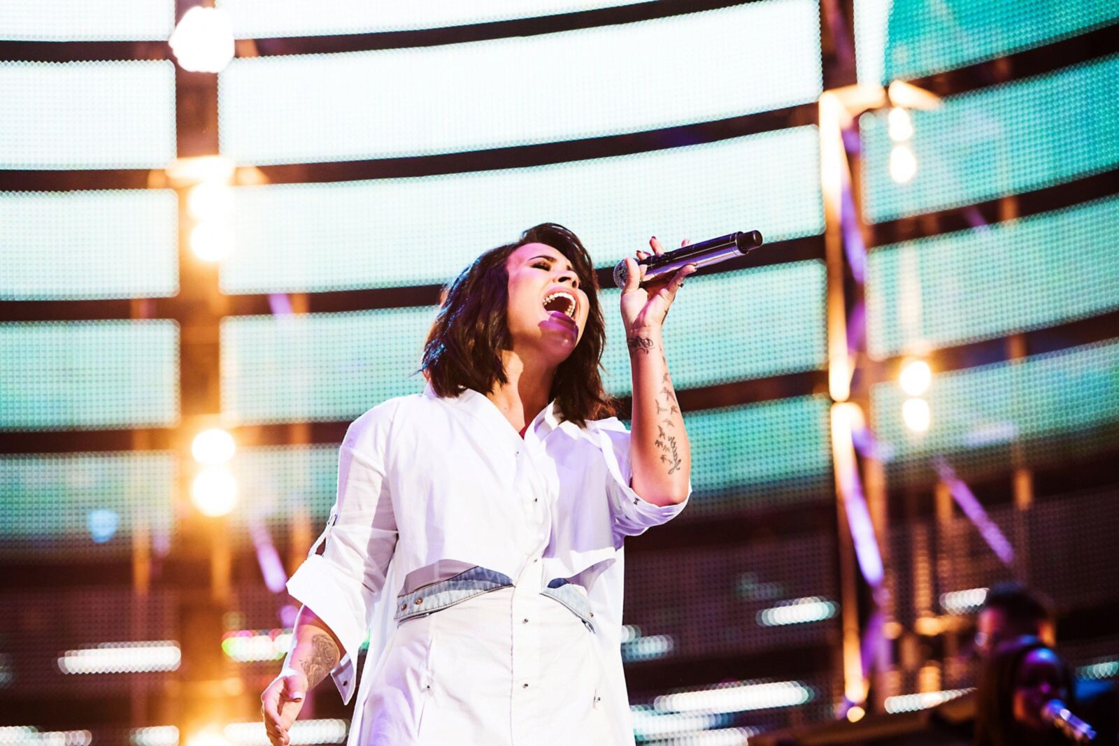 Demi Lovato - jouant au Houston Livestock Show et