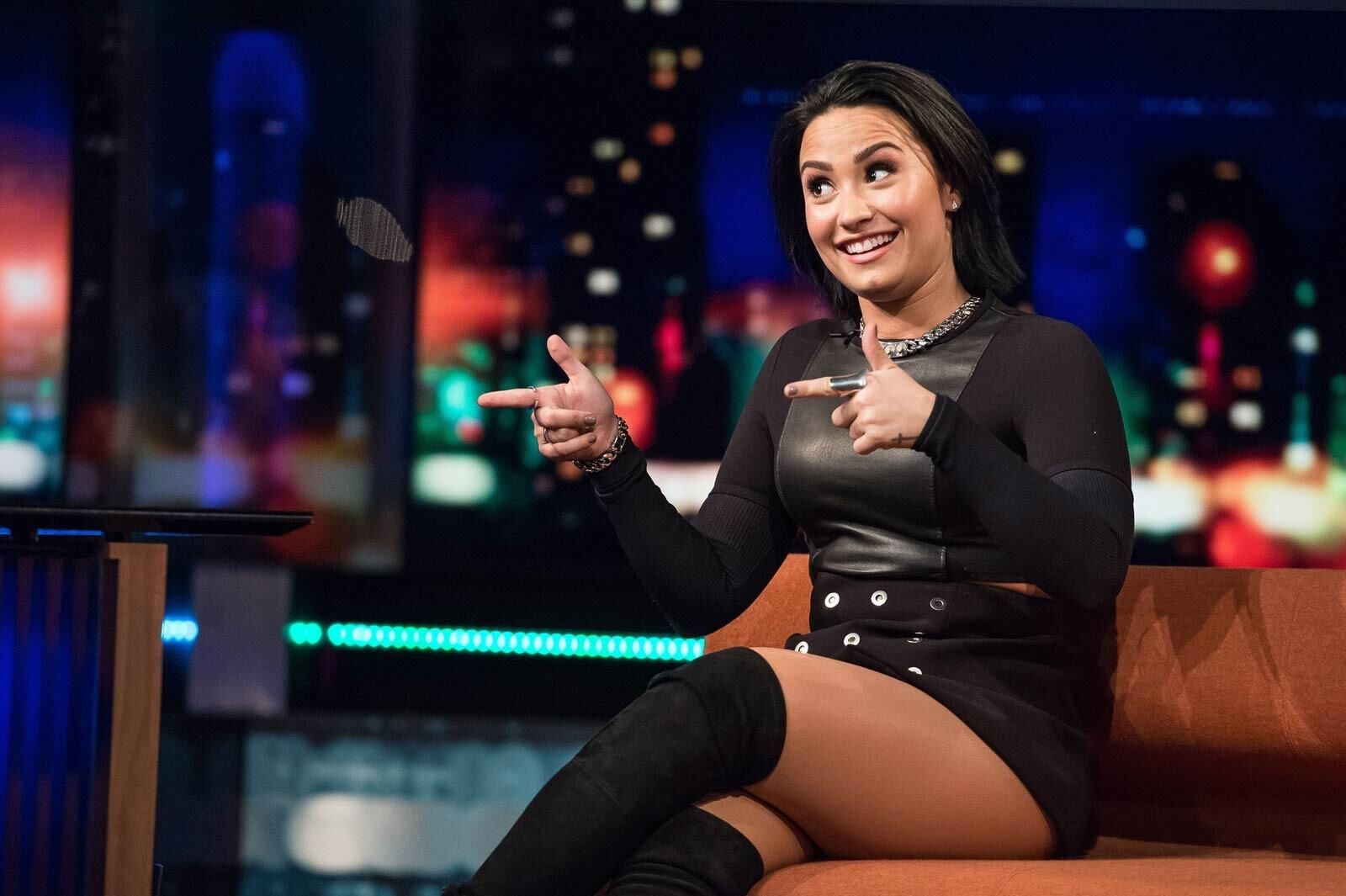 Demi Lovato – Talk Show at Senkveld in Norway,