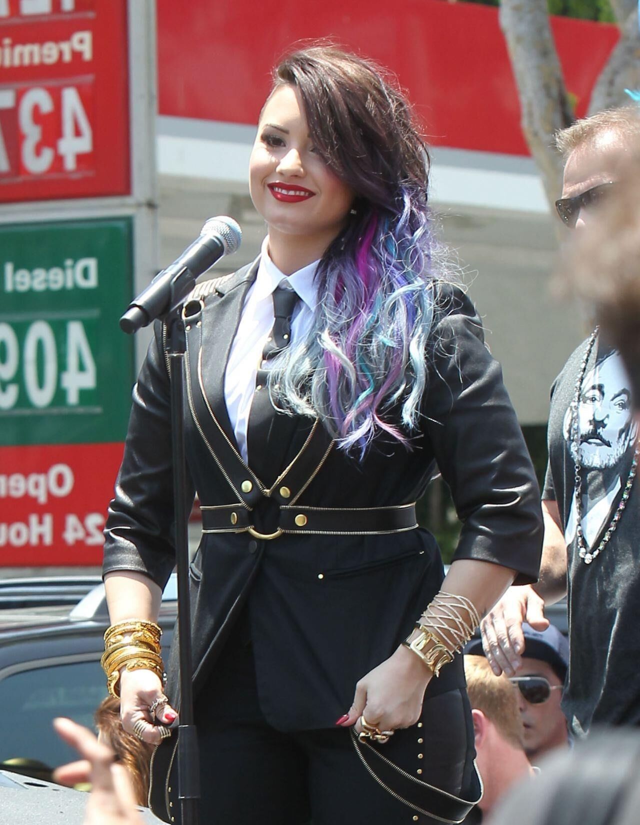 Demi Lovato Performs at the Pride Parade