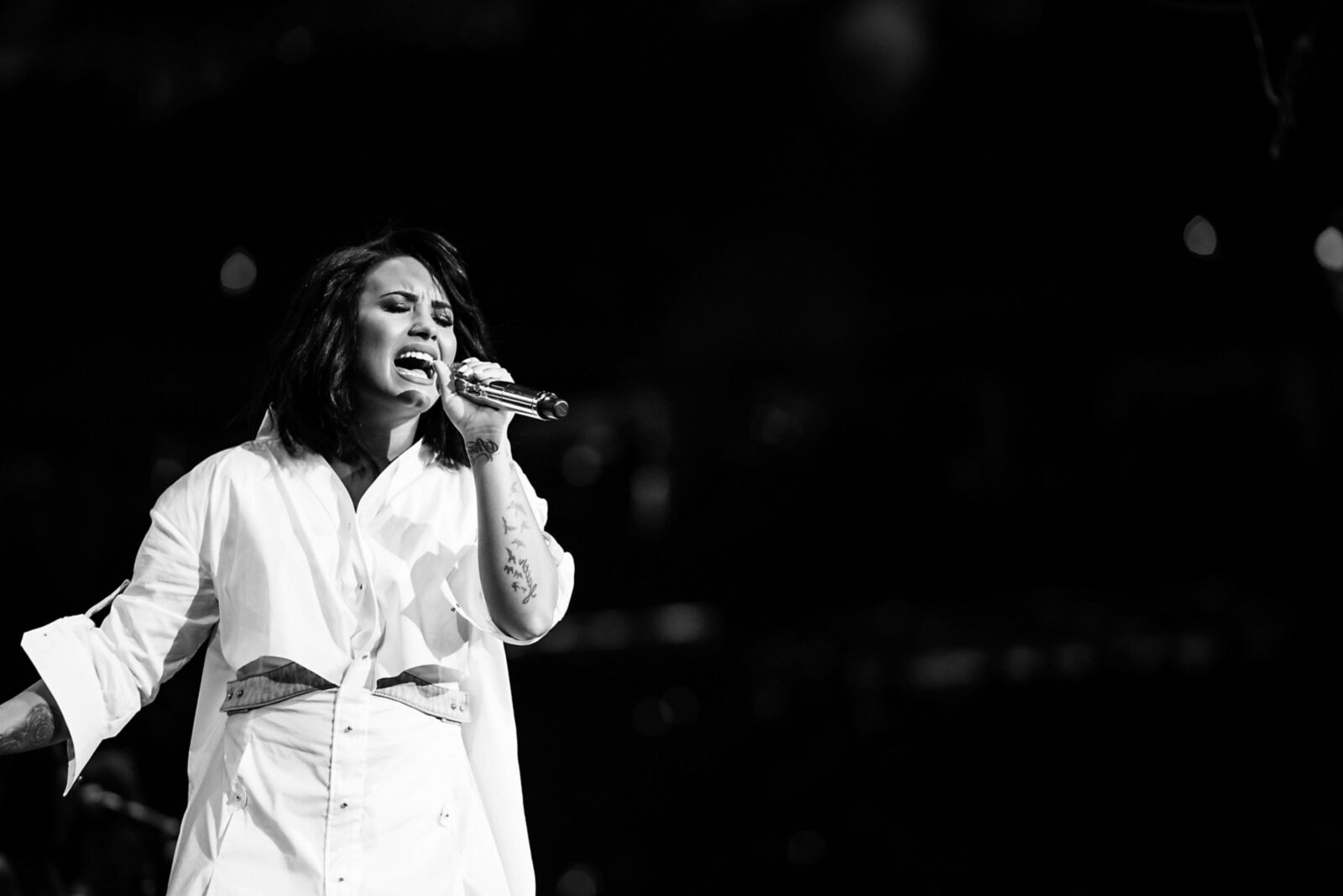 Demi Lovato - jouant au Houston Livestock Show et