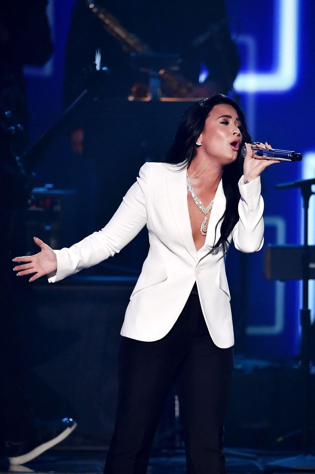 Demi Lovato Performs at Grammy Awards