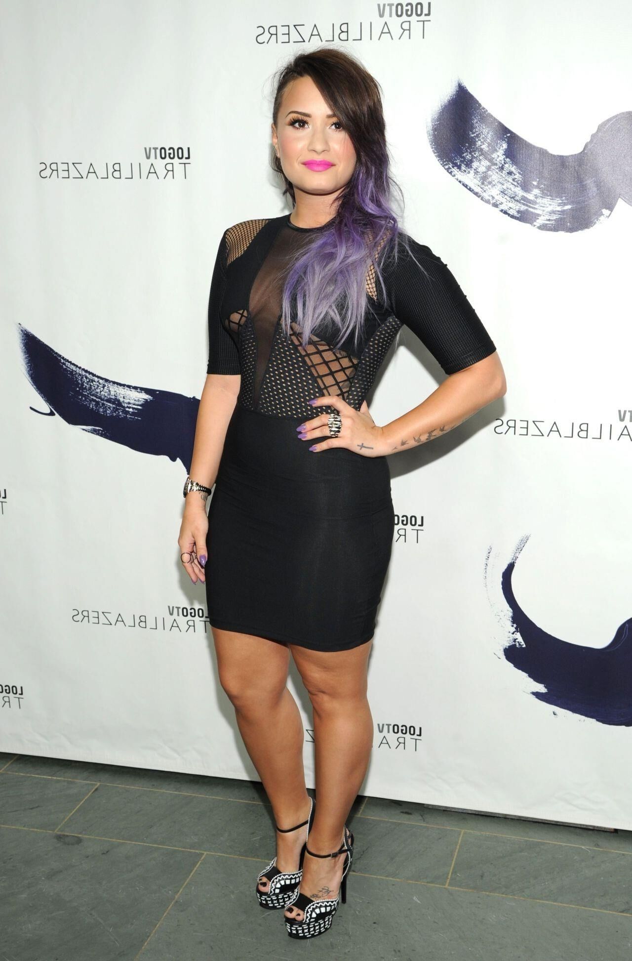 Demi Lovato - Evento Trailblazers da Logo TV em New Yo