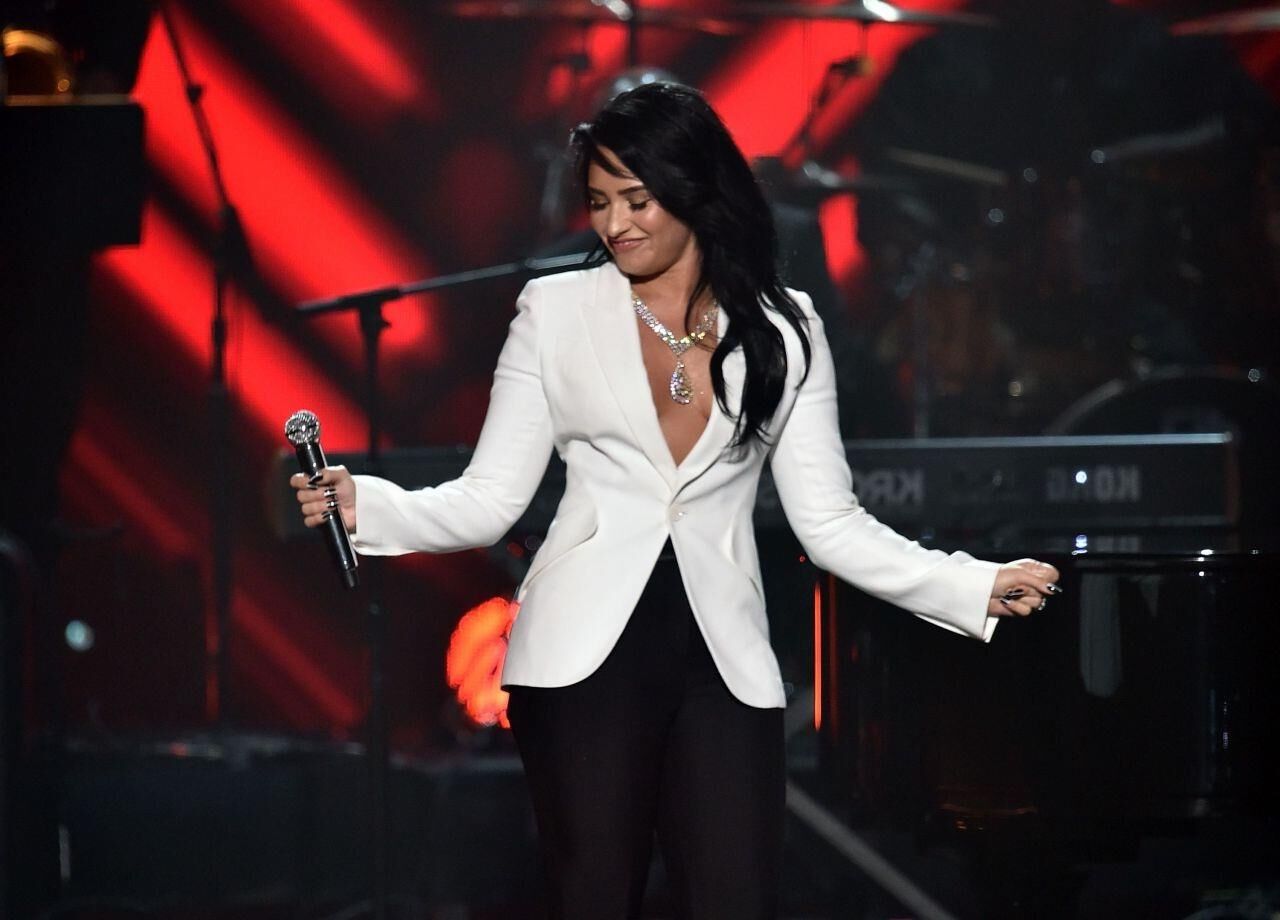 Demi Lovato Performs at Grammy Awards