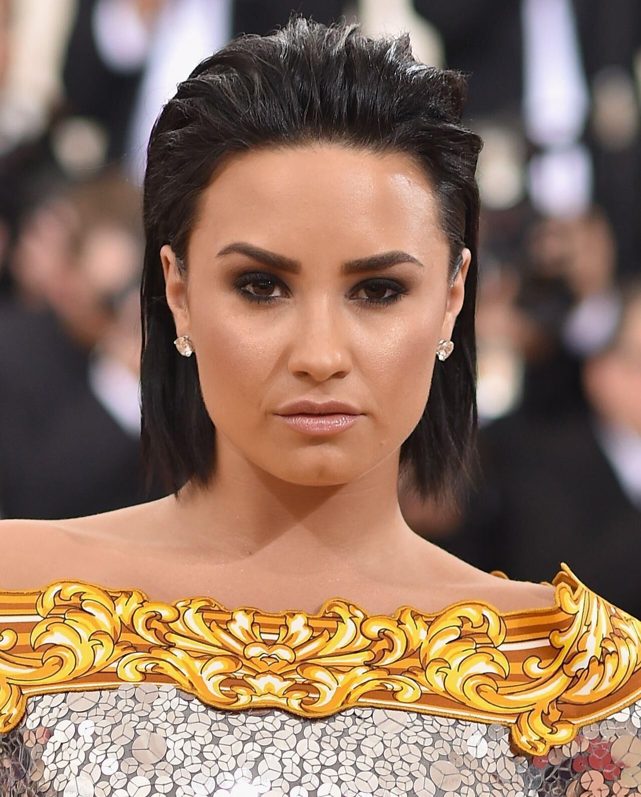 Demi Lovato –prep/ Met Costume Institute Gala 