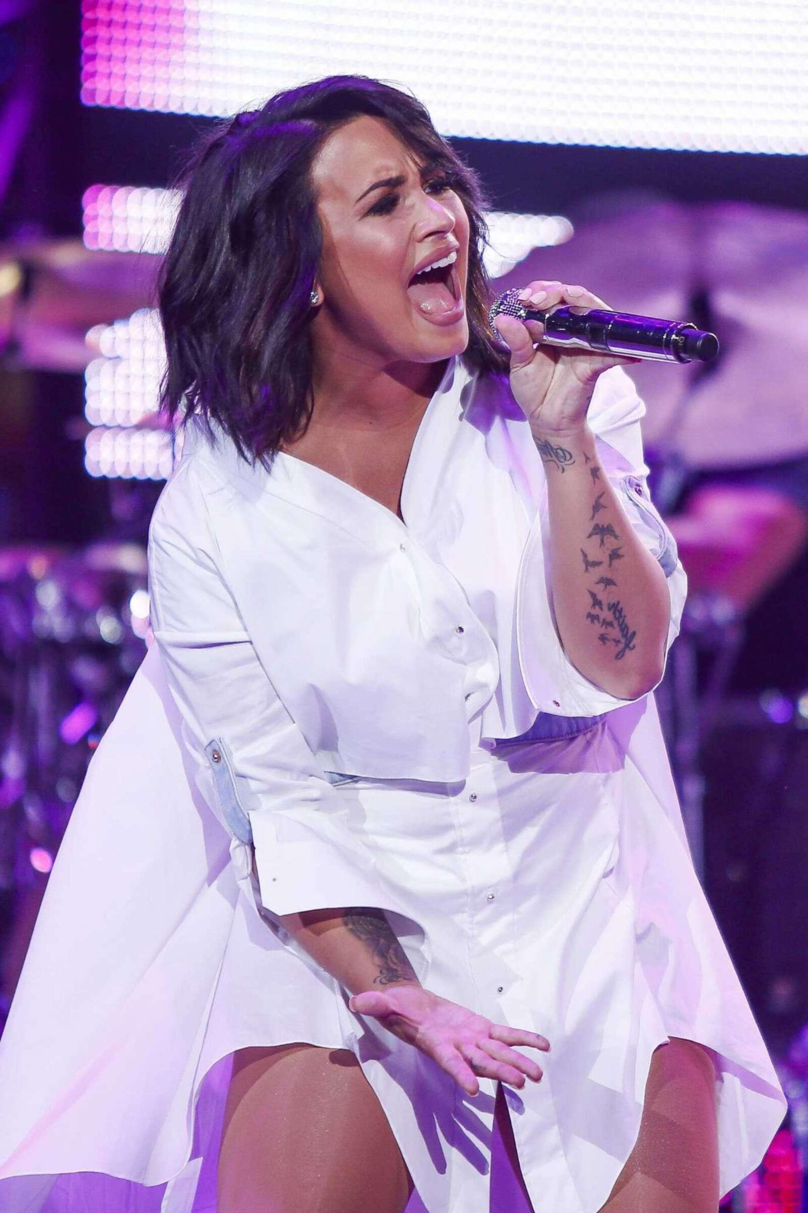 Demi Lovato - jouant au Houston Livestock Show et