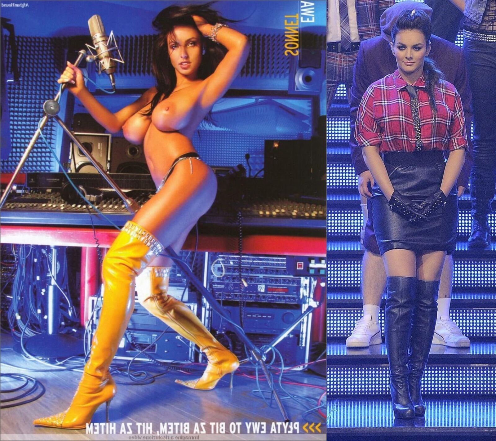 Ewa Farna vs Ewa Sonnet Polish pop singers who's sexier?