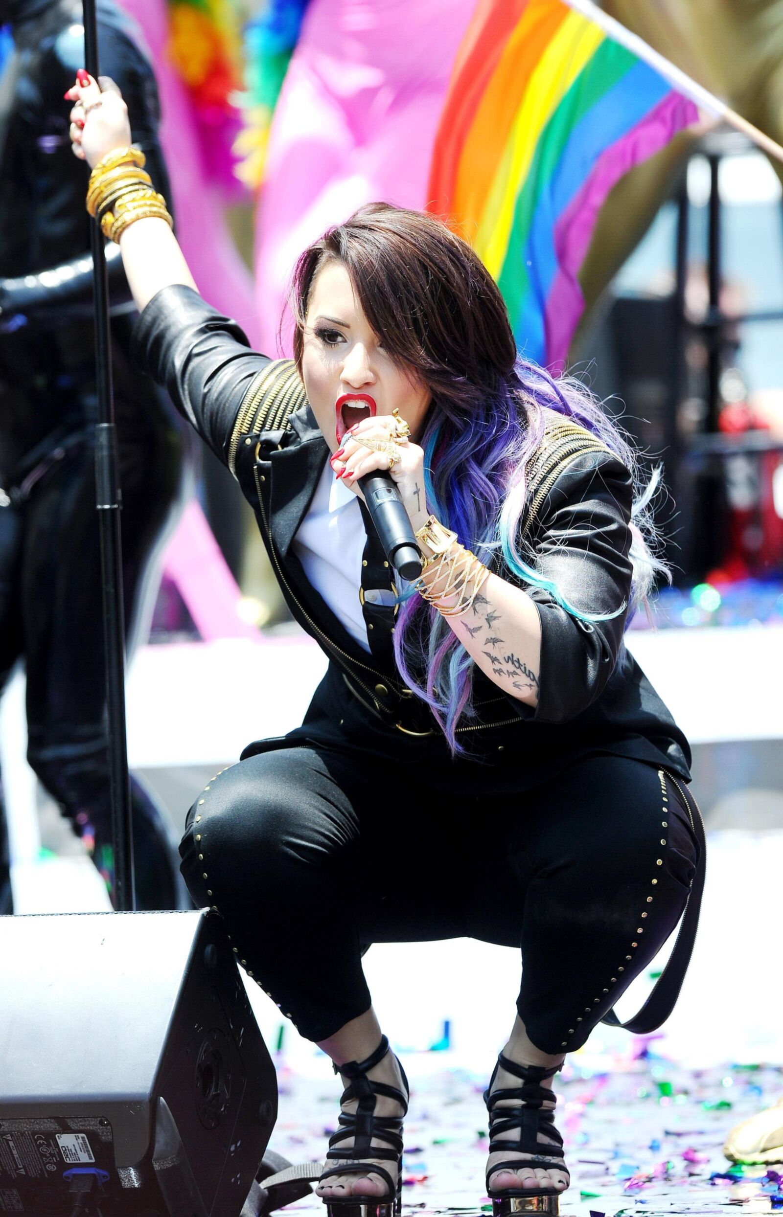 Demi Lovato Performs at the Pride Parade