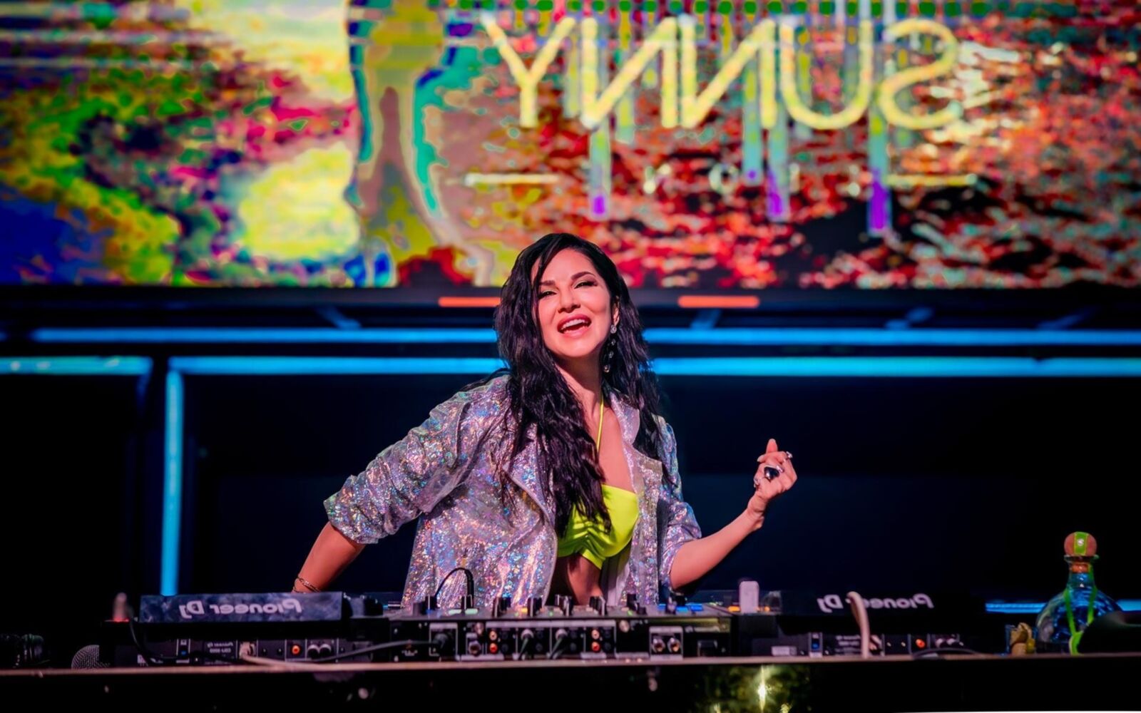 Sunny Leone Celebrity DJ at Ignite Superclub Bengaluru Dec