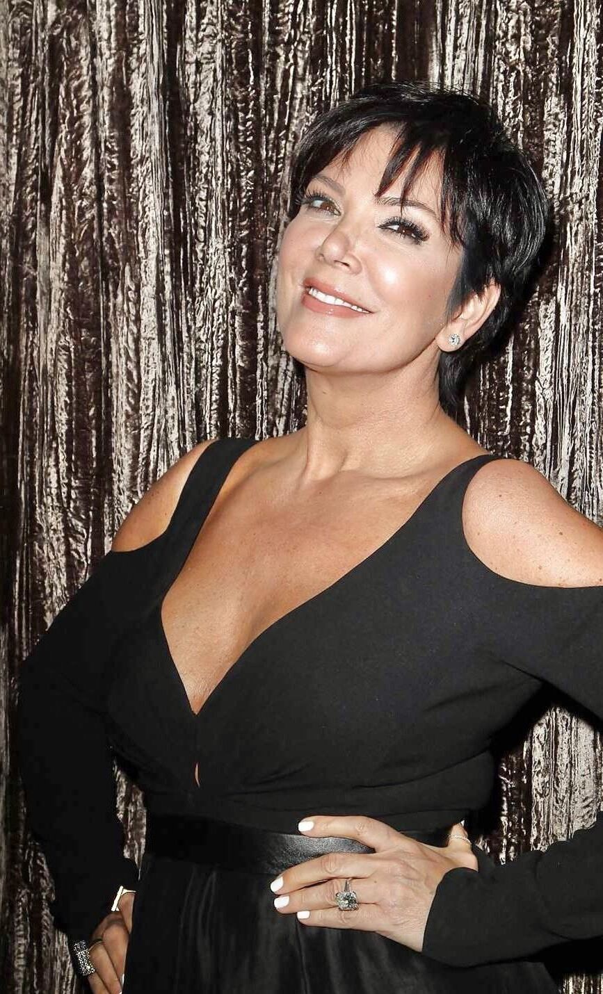 Большие сиськи Big Butt Gilf Kris Jenner, Kardashian Milf Mother