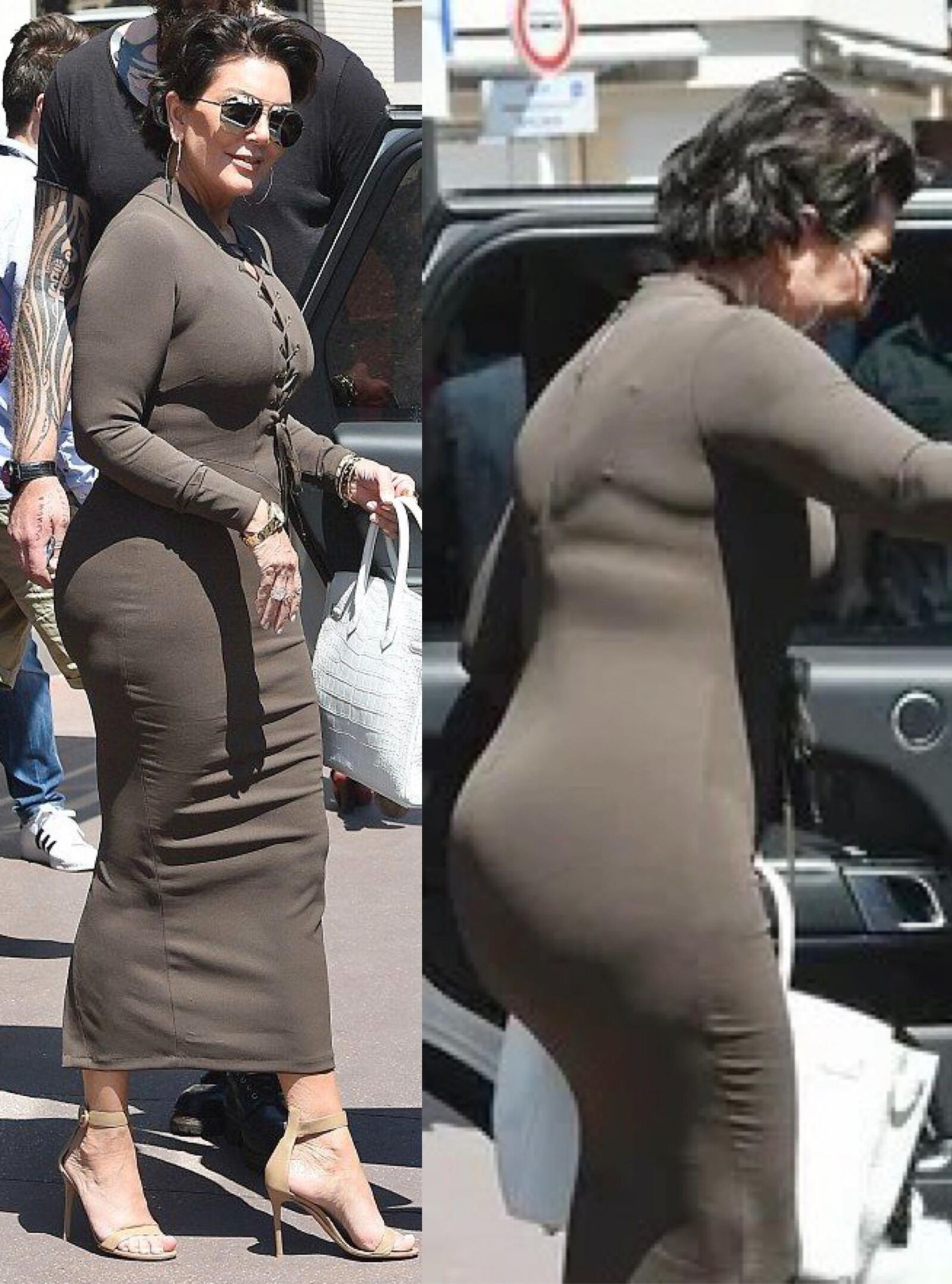 Большие сиськи Big Butt Gilf Kris Jenner, Kardashian Milf Mother