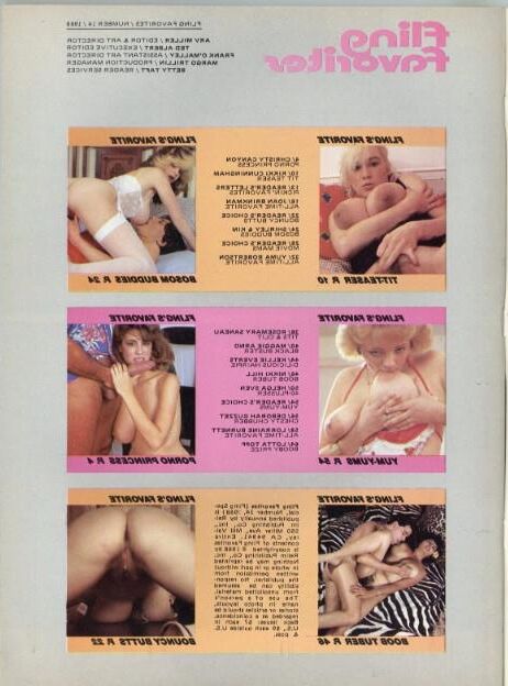 christy canyon 'fling' magazines