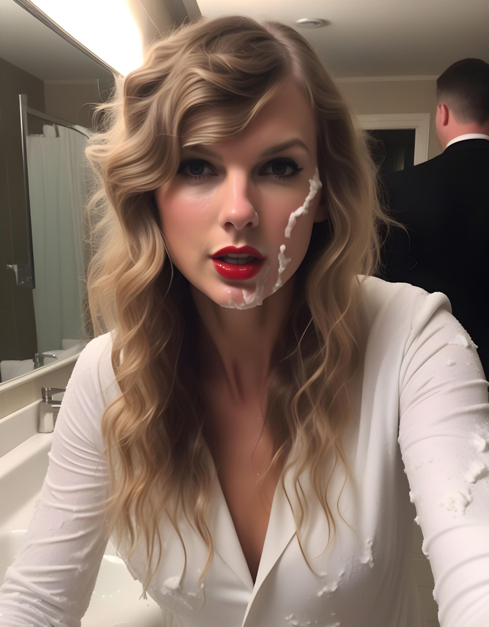 Taylor Swift cum amante