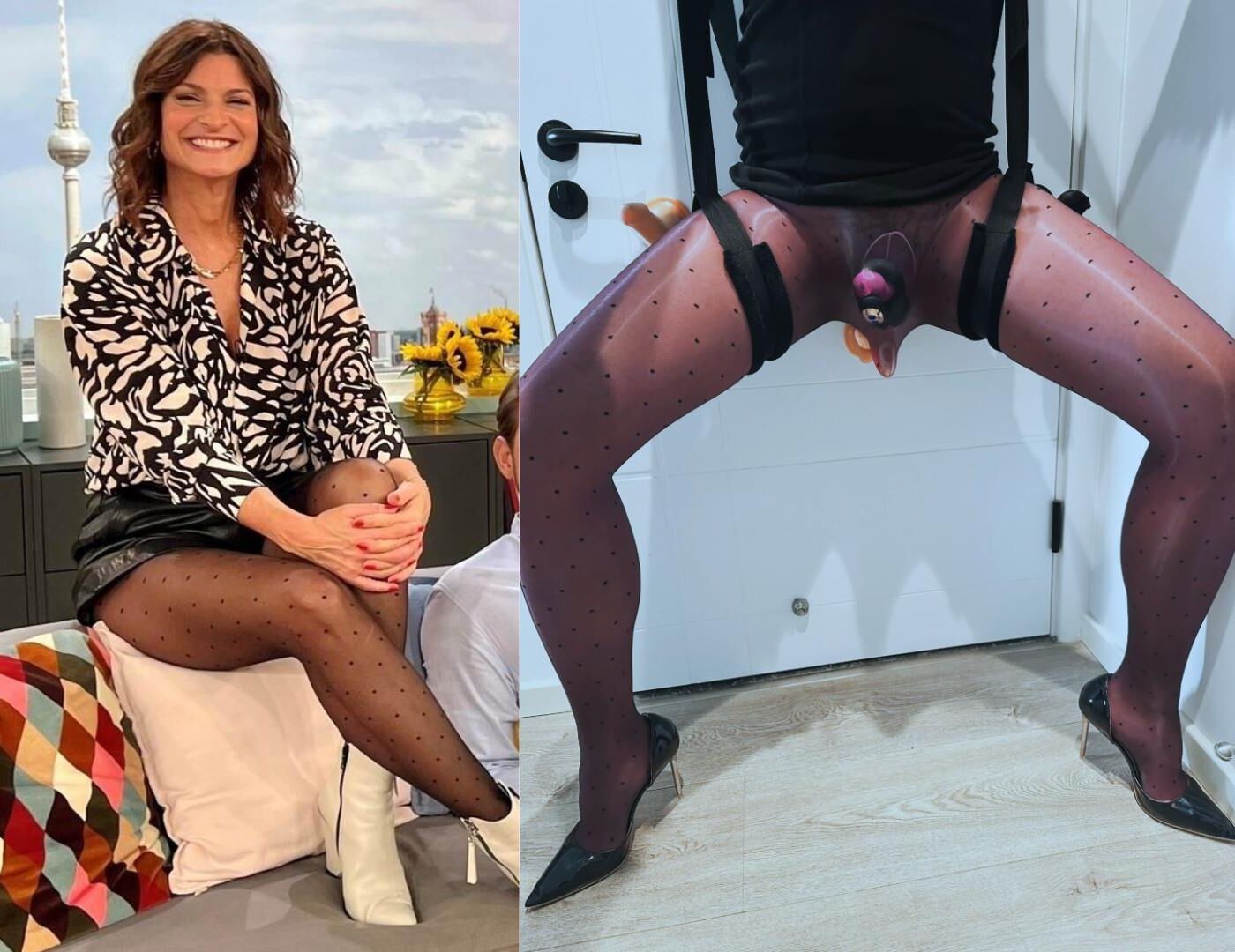 Nylons von Marlene Lufen Abgegriffen Als Geschenk Fuer Bekannten