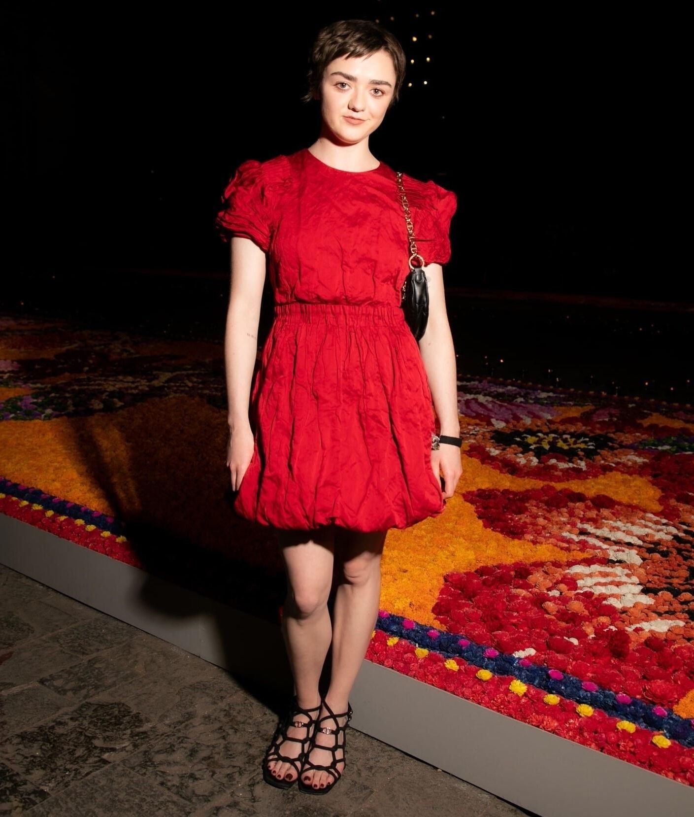 Maisie Williams Actriz británica, pies increíbles