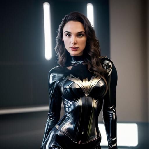 Gal Gadot looking sexy in Latex