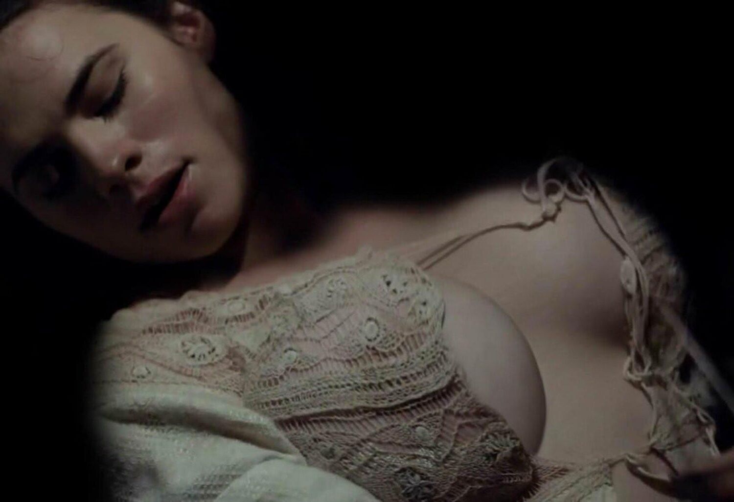 Amante de los senos de Hayley Atwell