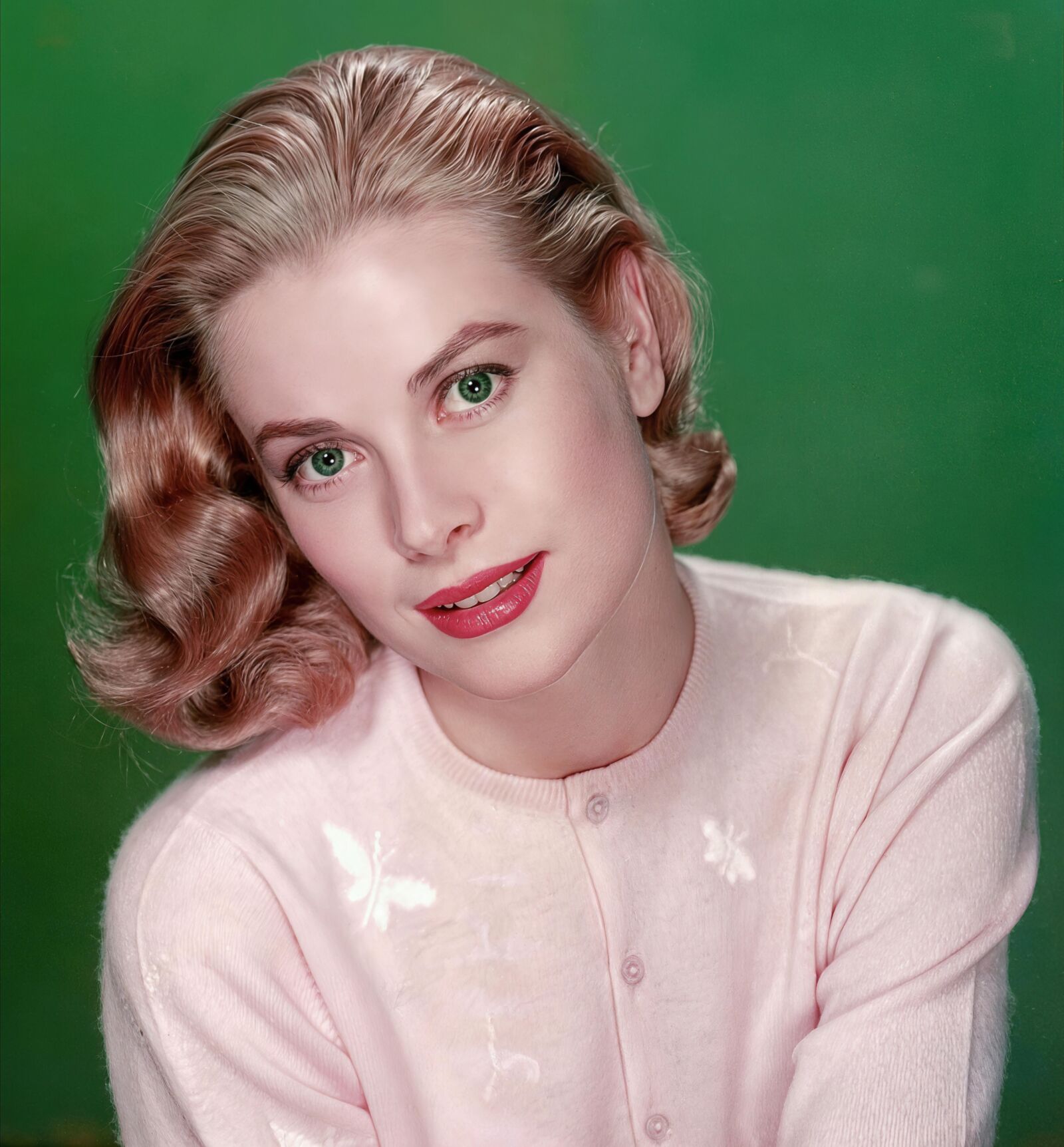 Le visage de Grace Kelly en hyper résolution