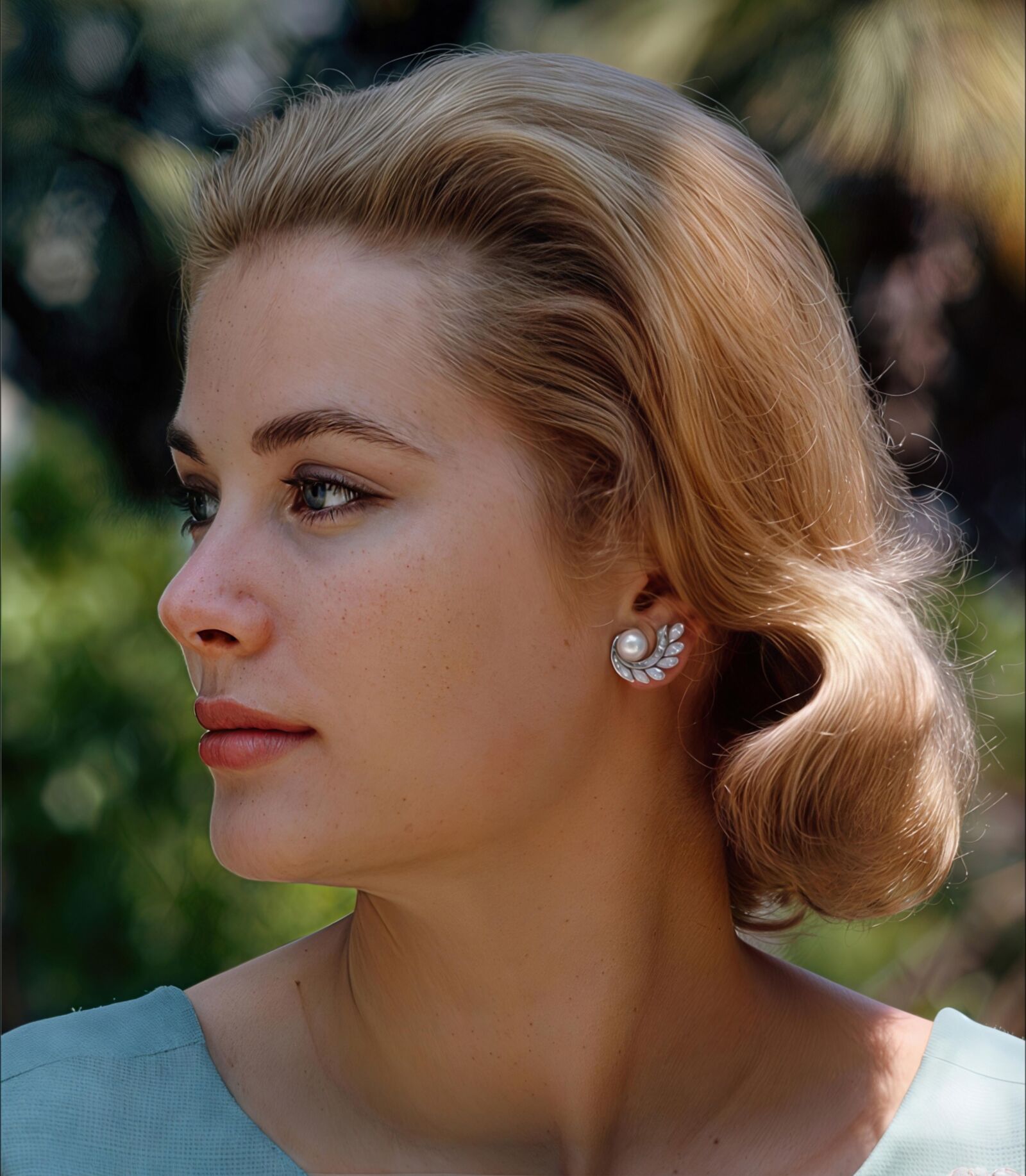 Le visage de Grace Kelly dans l'hyper résolution II