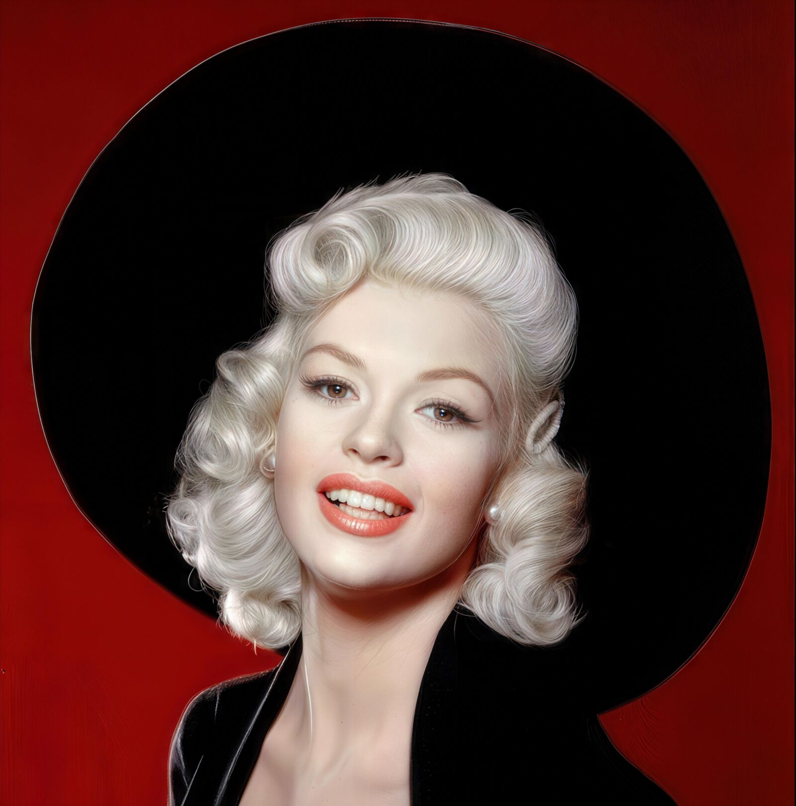 Le visage de Jayne Mansfield dans Ultra High Resolution III