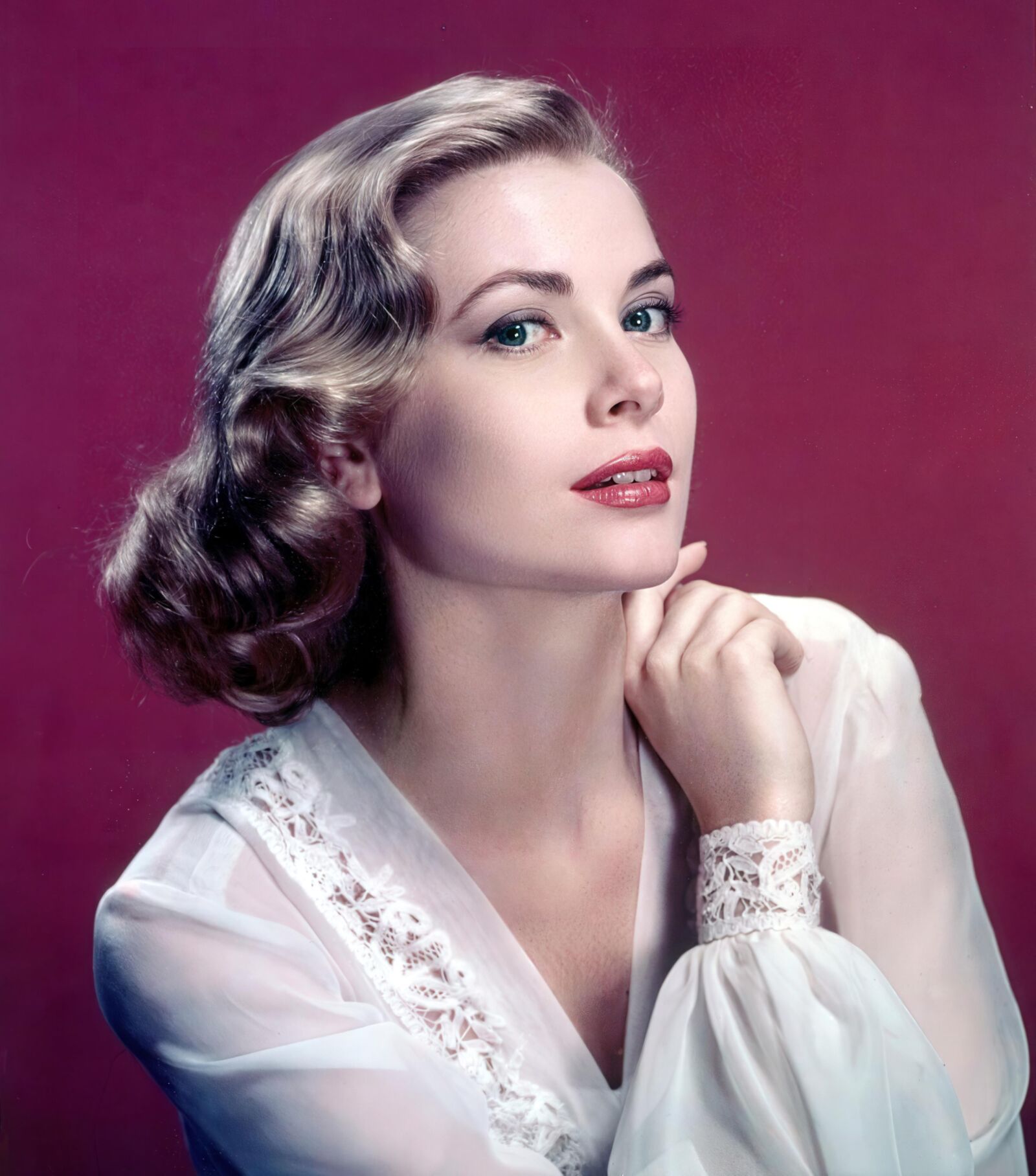 Le visage de Grace Kelly en hyper résolution