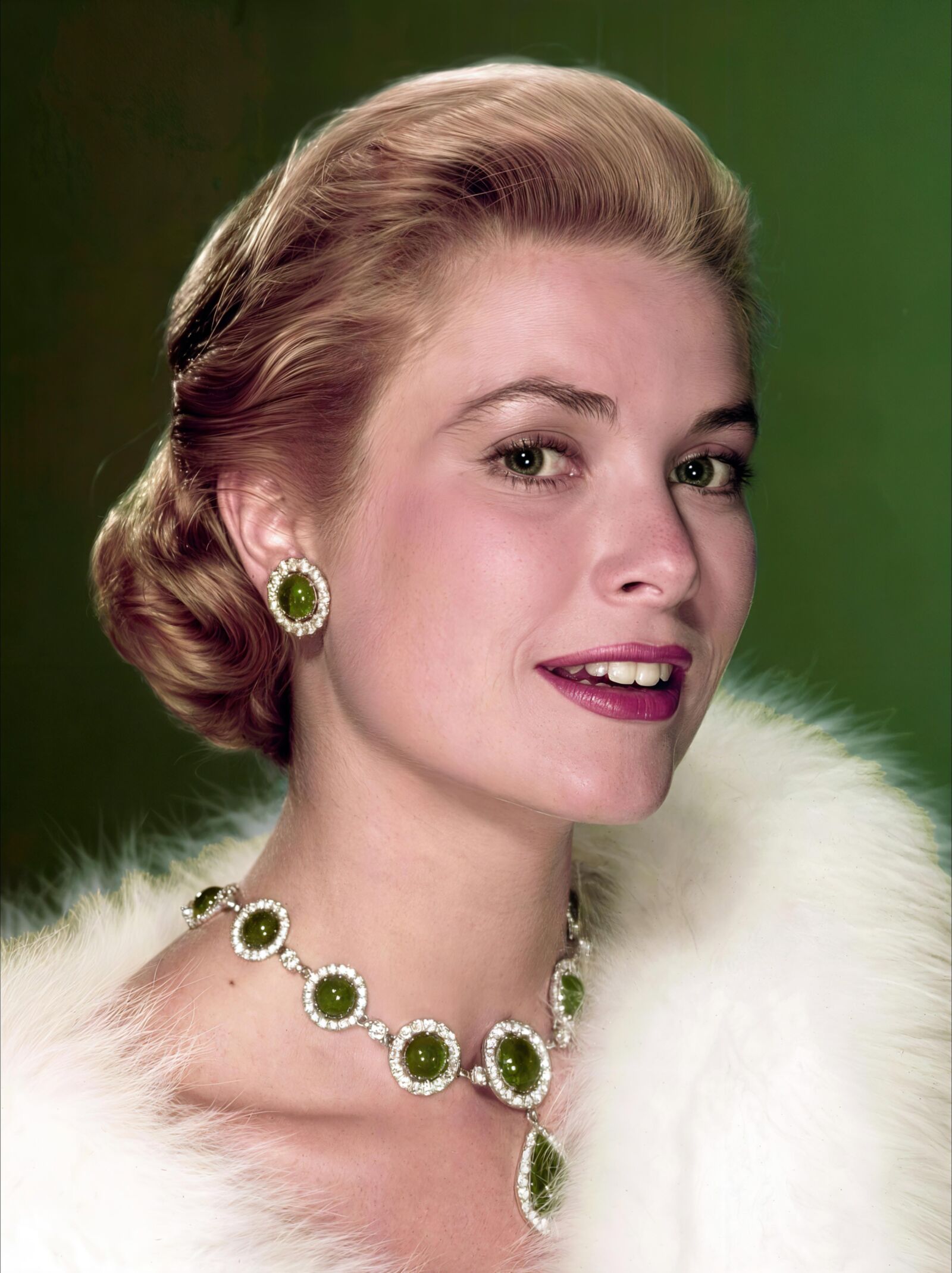 Le visage de Grace Kelly en hyper résolution