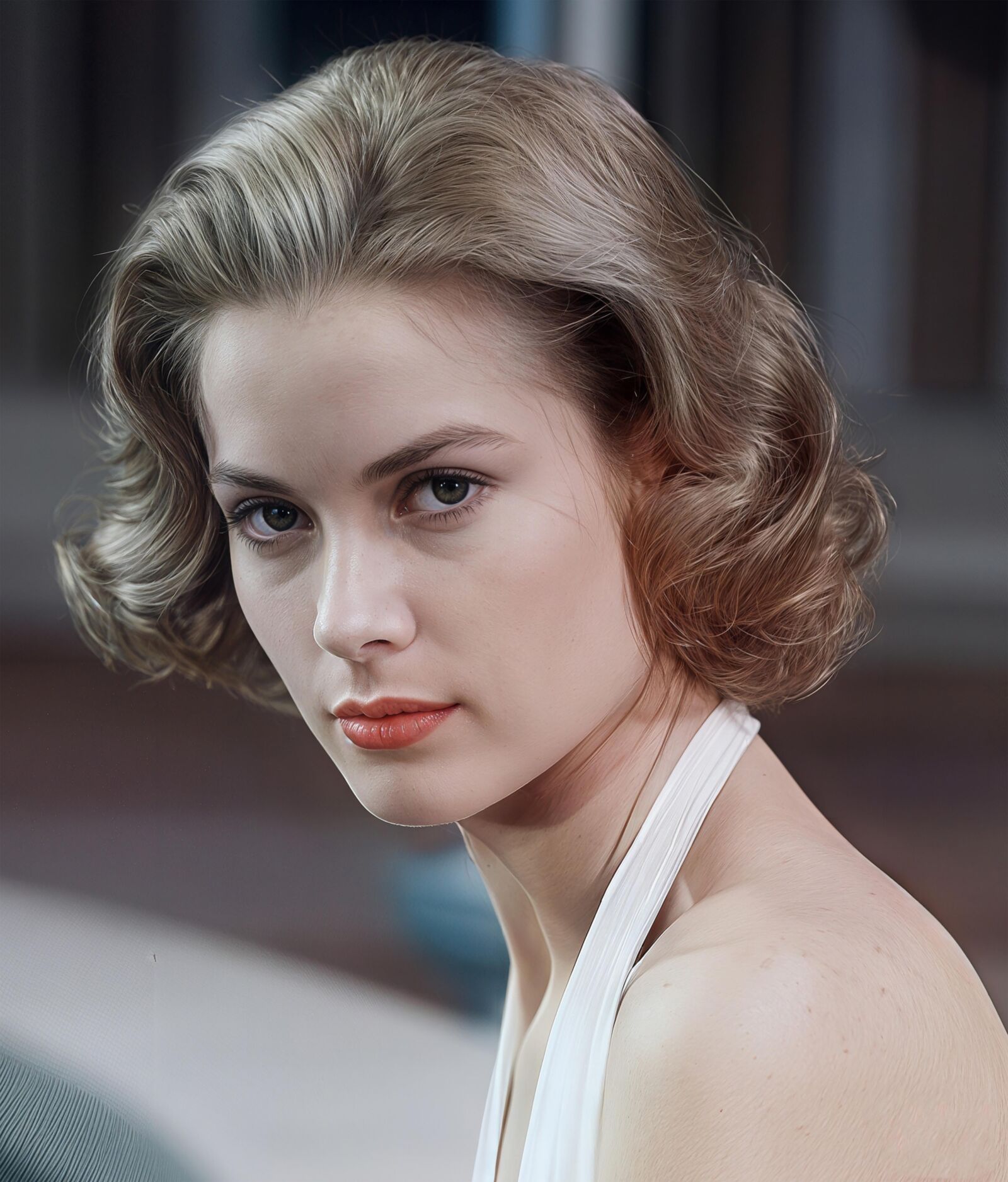 Le visage de Grace Kelly dans l'hyper résolution II