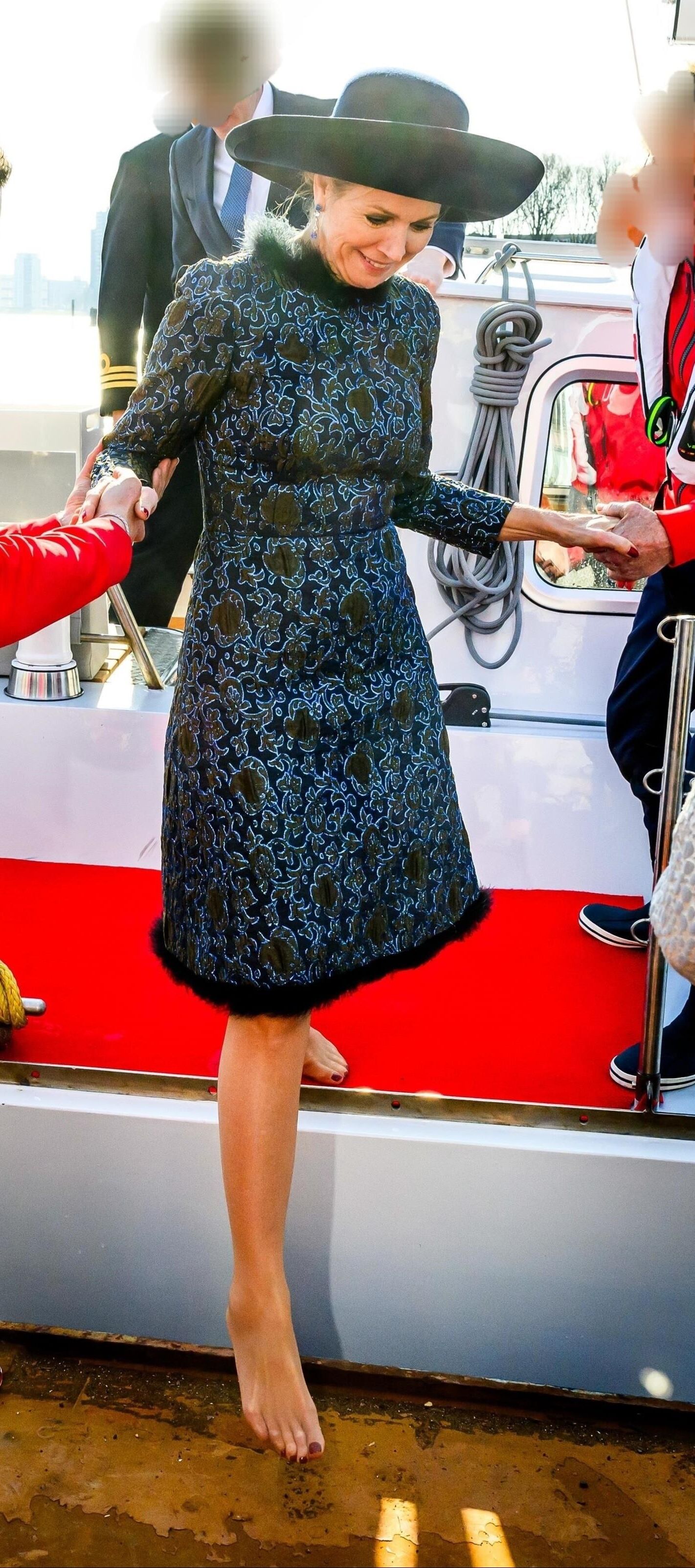 Queen Maxima Nylonfeet