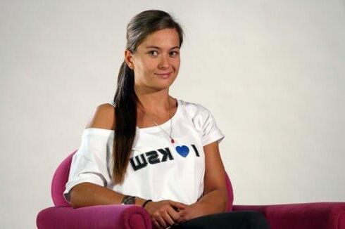 Polnische Prominente und MMA -Kämpfer Karolina Kowalkiewicz