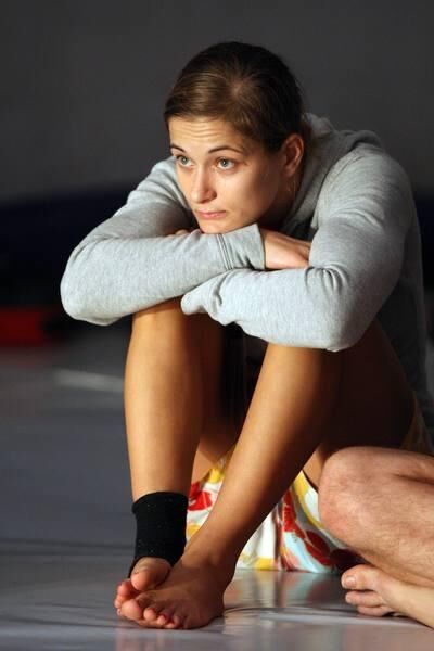 Polnische Prominente und MMA -Kämpfer Karolina Kowalkiewicz