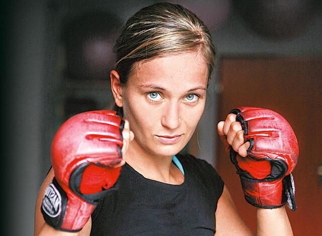 Polnische Prominente und MMA -Kämpfer Karolina Kowalkiewicz