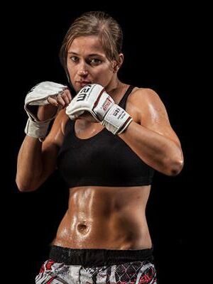 Polnische Prominente und MMA -Kämpfer Karolina Kowalkiewicz