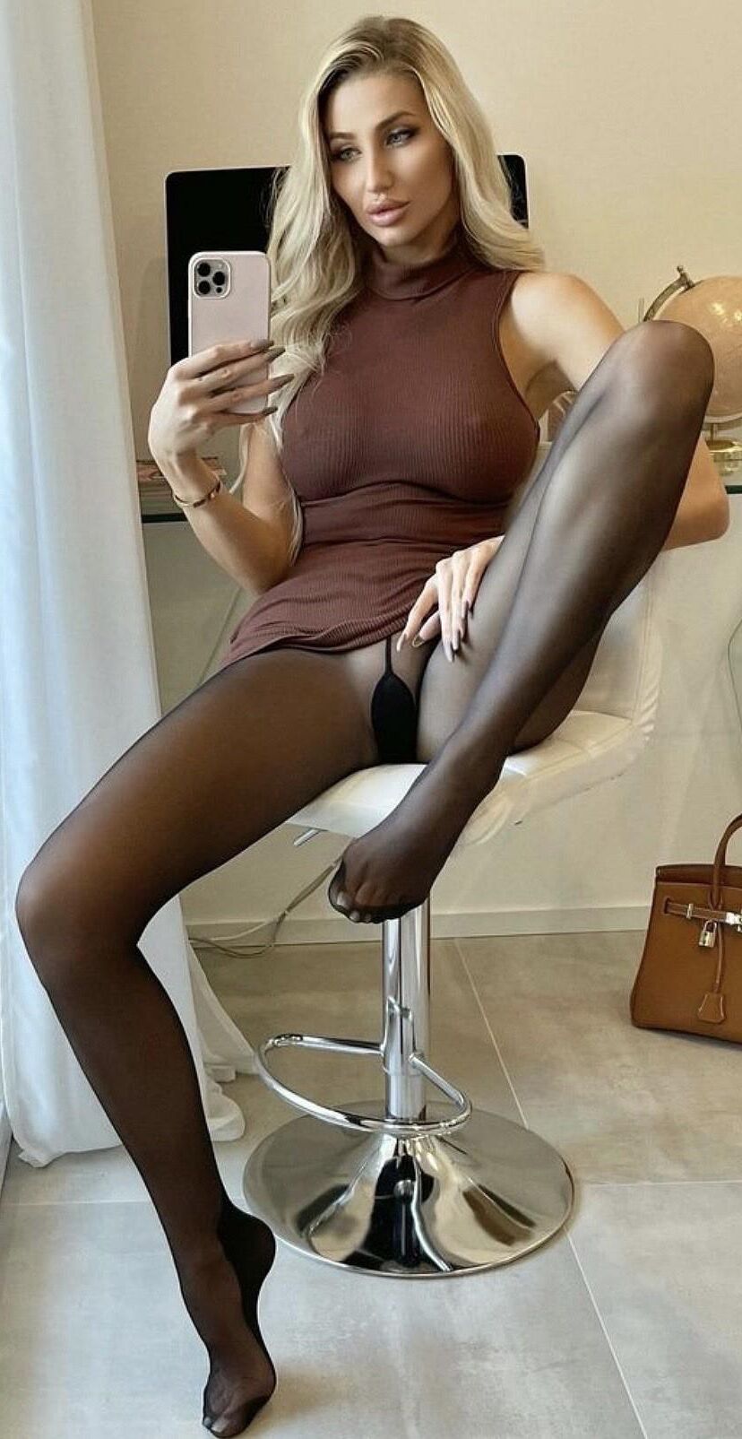 Selfies de collants