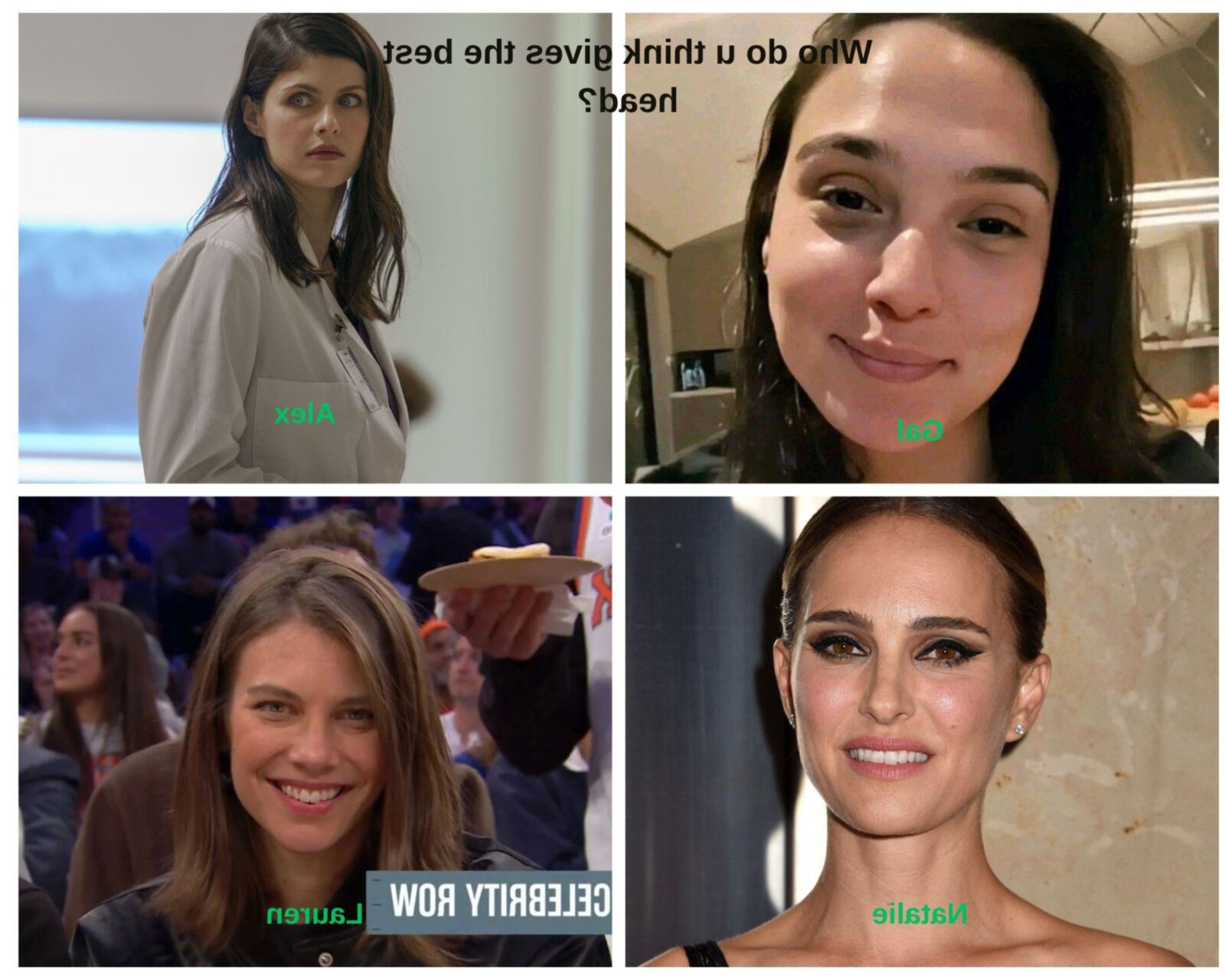 Melhor celebridade dando?