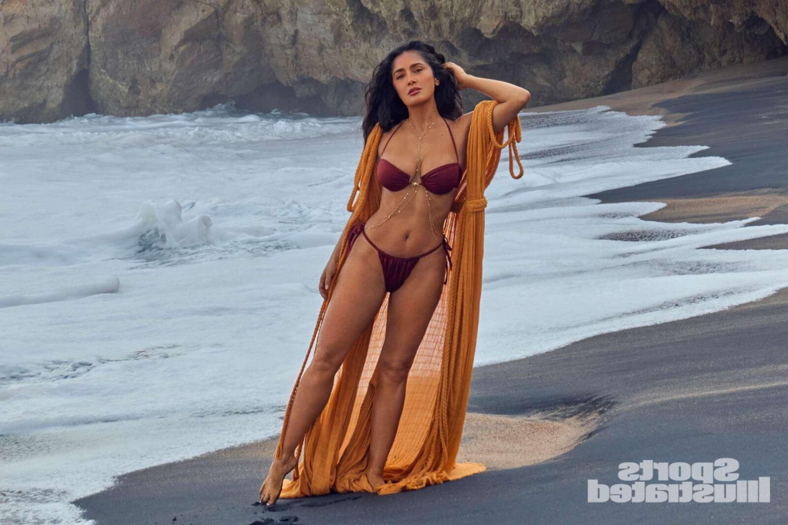 Salma Hayek Bikinis at . Great Tits . Great Body .